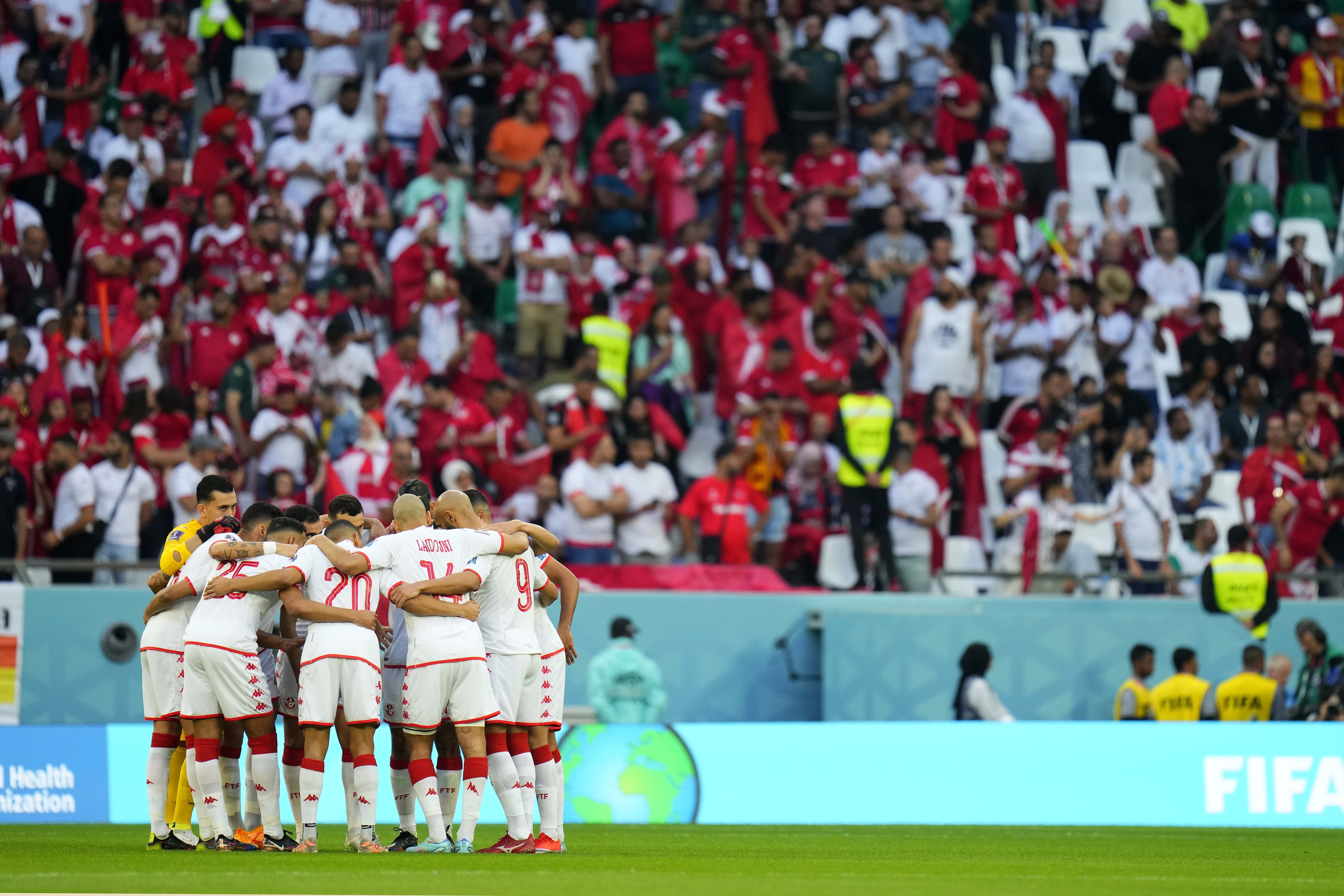 WCup Denmark Tunisia Soccer