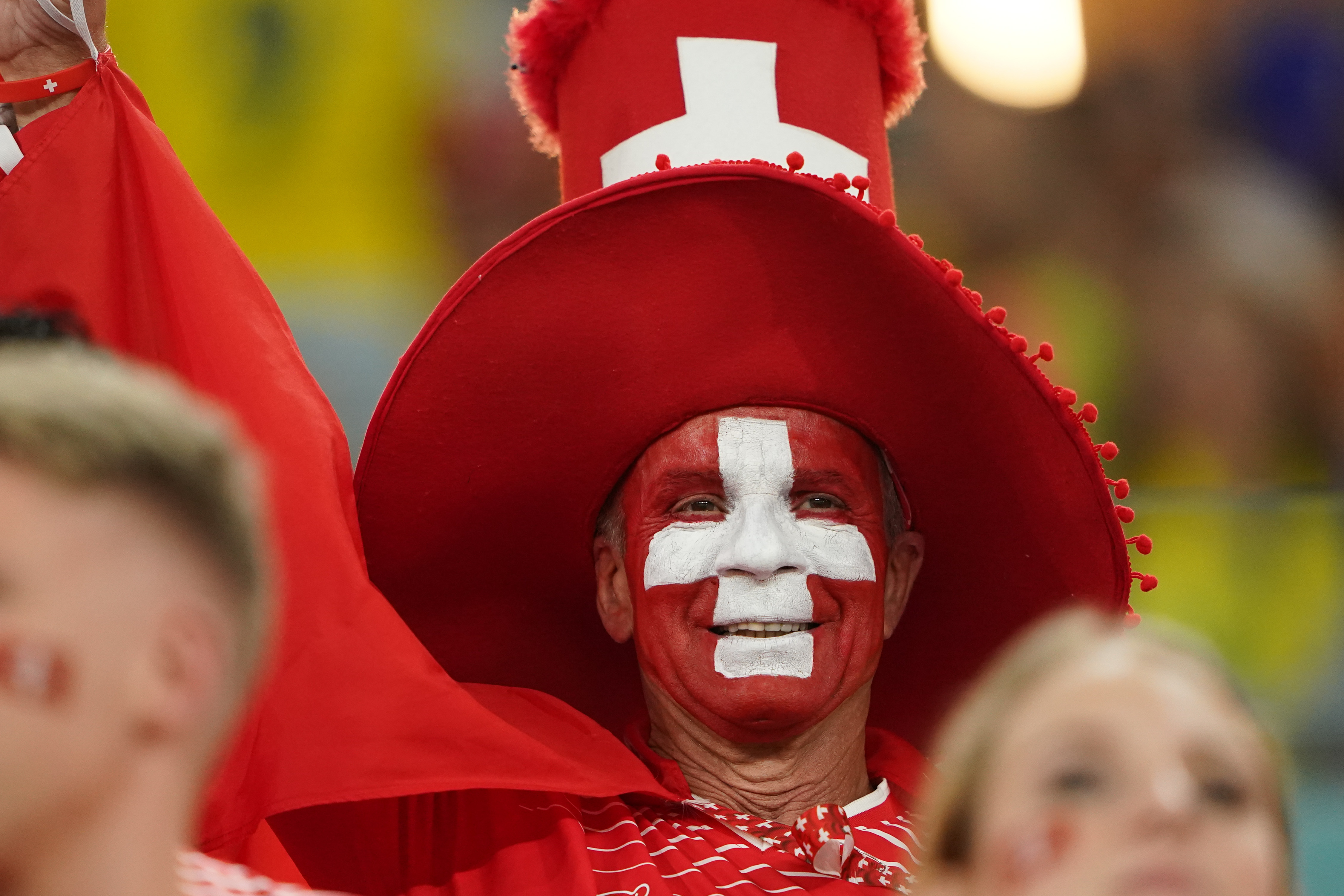 Switzerland fans celebrating i