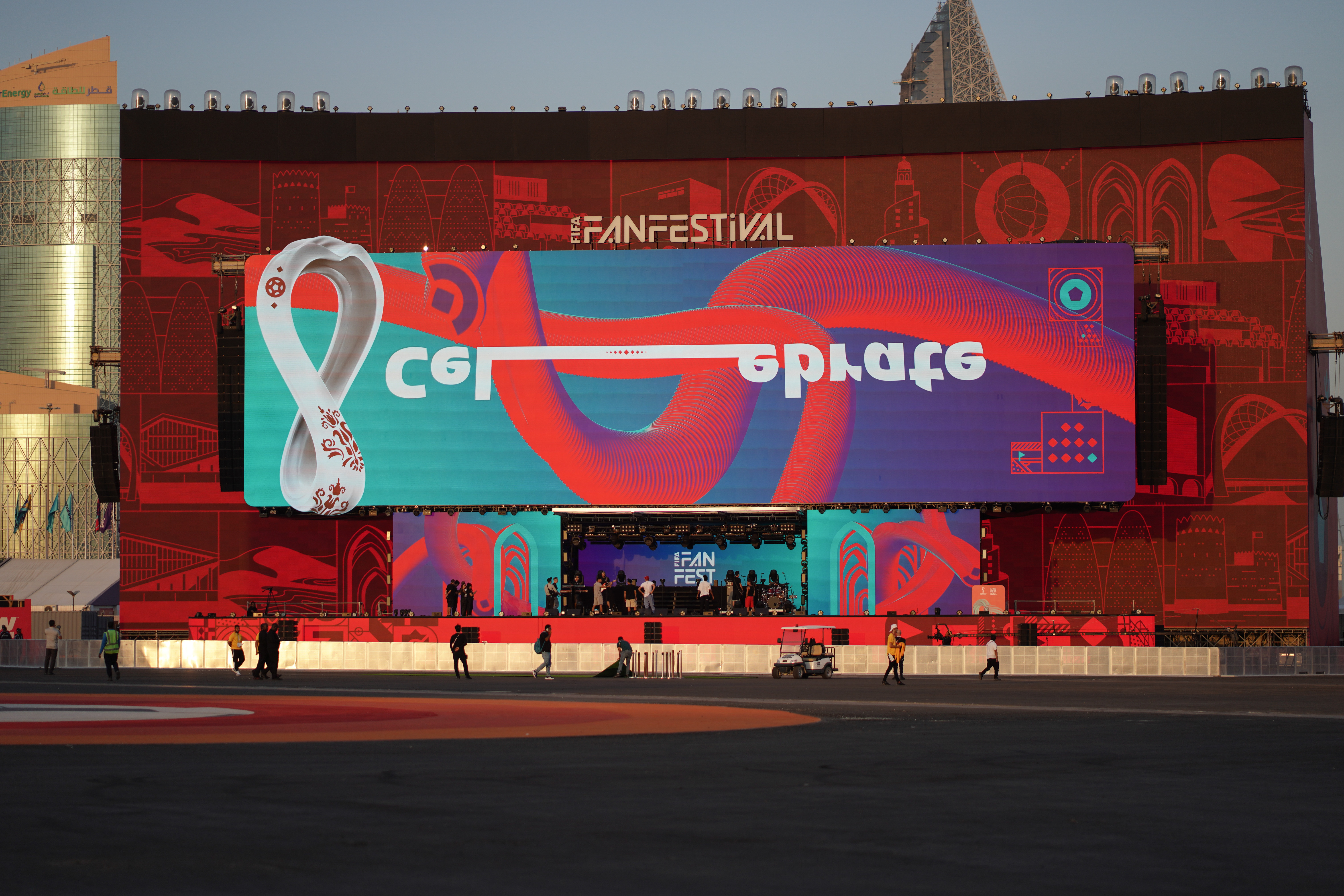 FIFA Fan Festival, FIFA World Cup Qatar 2022. [Sorin Furcoi/Al Jazeera]