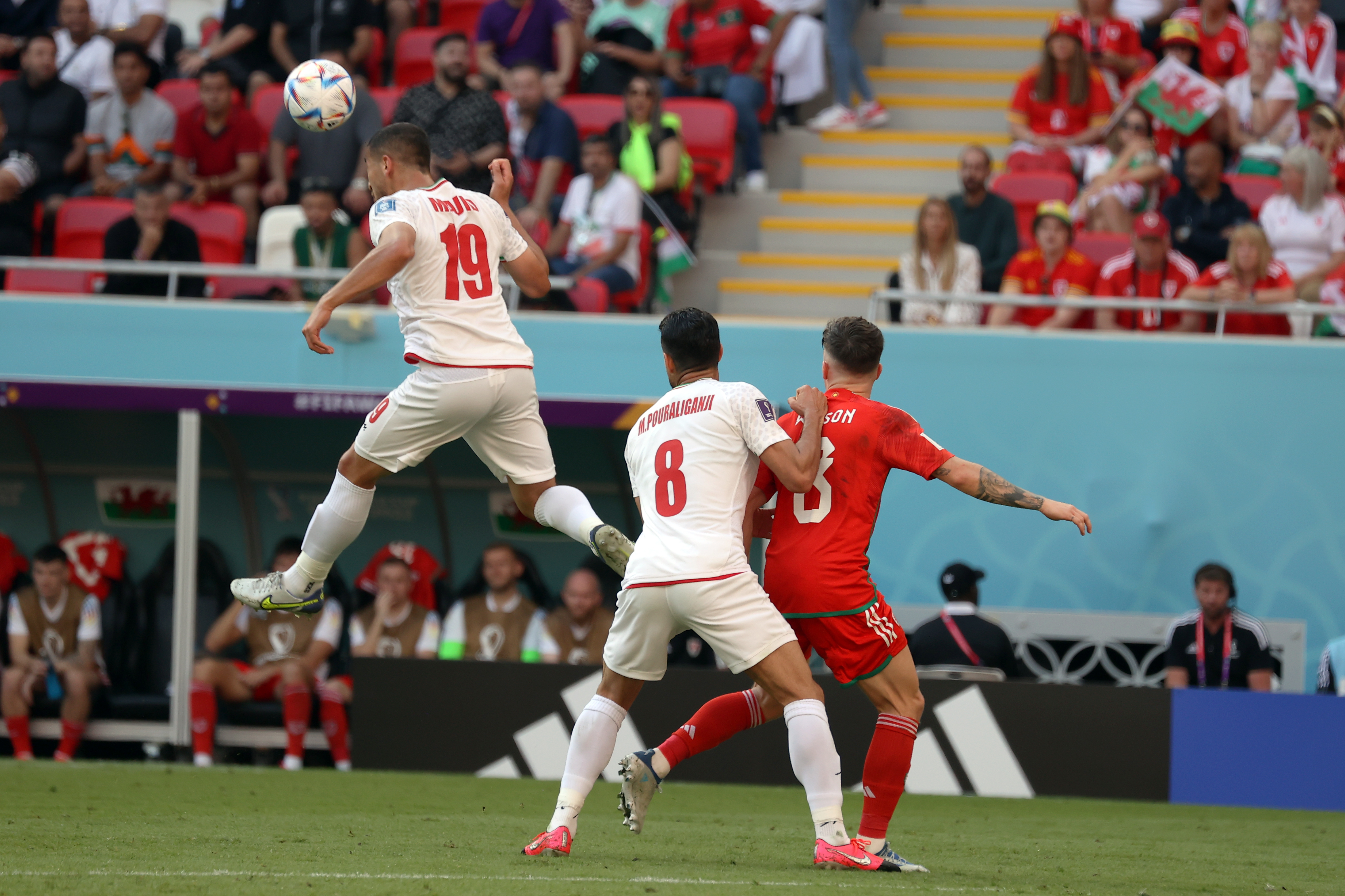 Wales vs Iran Group B, FIFA World Cup 2022 at Ahmad bin Ali stadium, in Al Rayyan, Qatar November 25 [Showkat Shafi/Al Jazeera]
