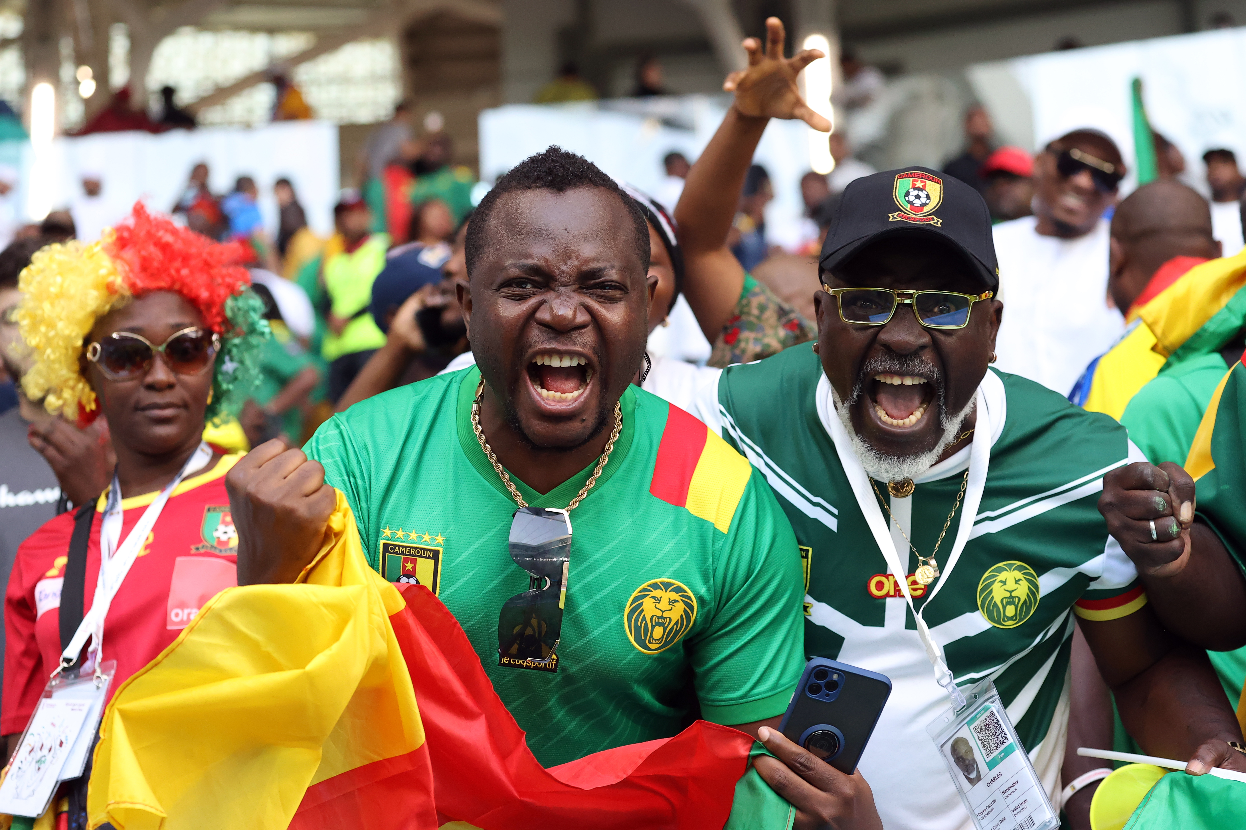 Cameroon fans