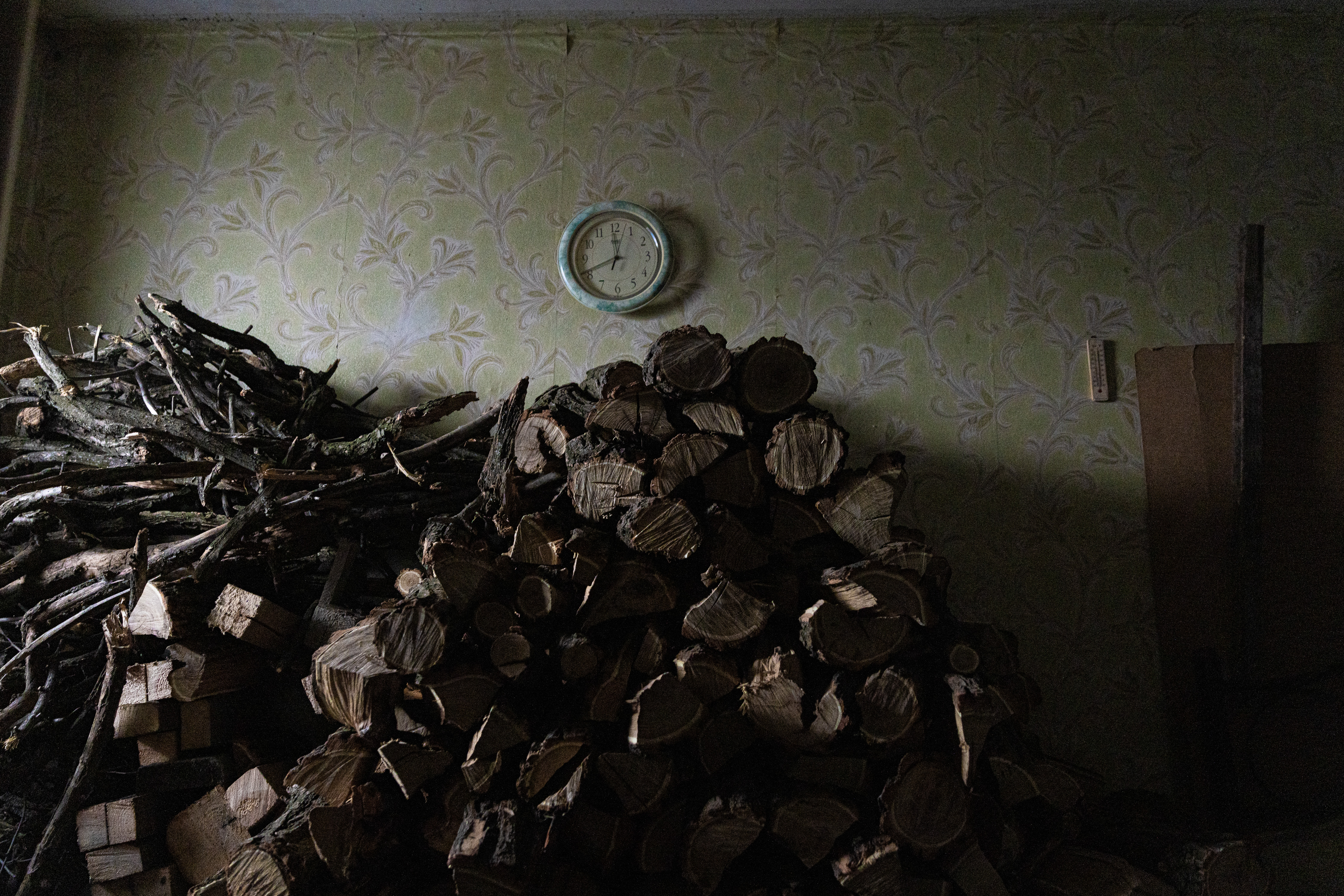 The essential services, running water, electricity, and central heating, have been disrupted