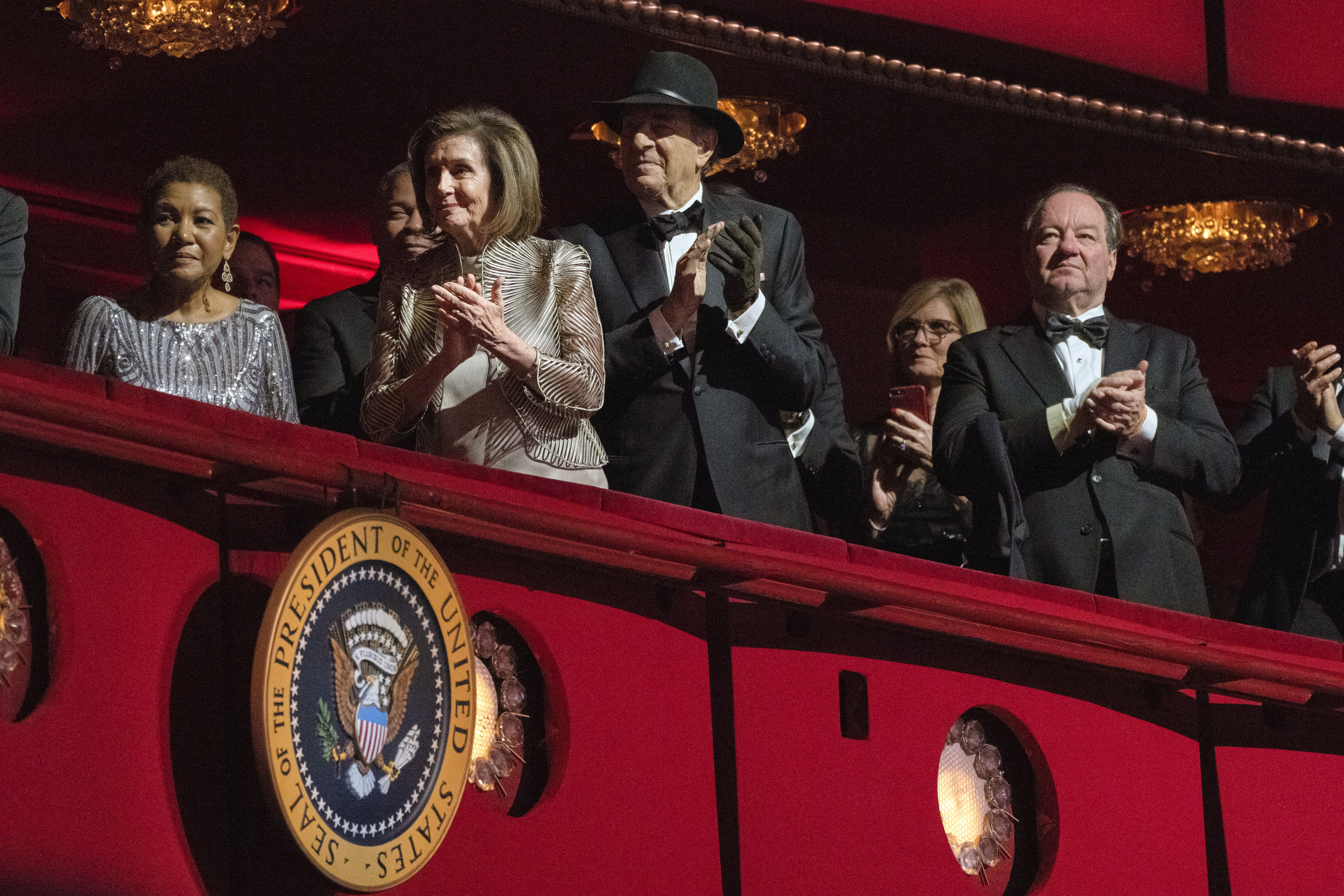 Paul pelosi and Nancy Pelosi at the Kennedy Center Honors 2022