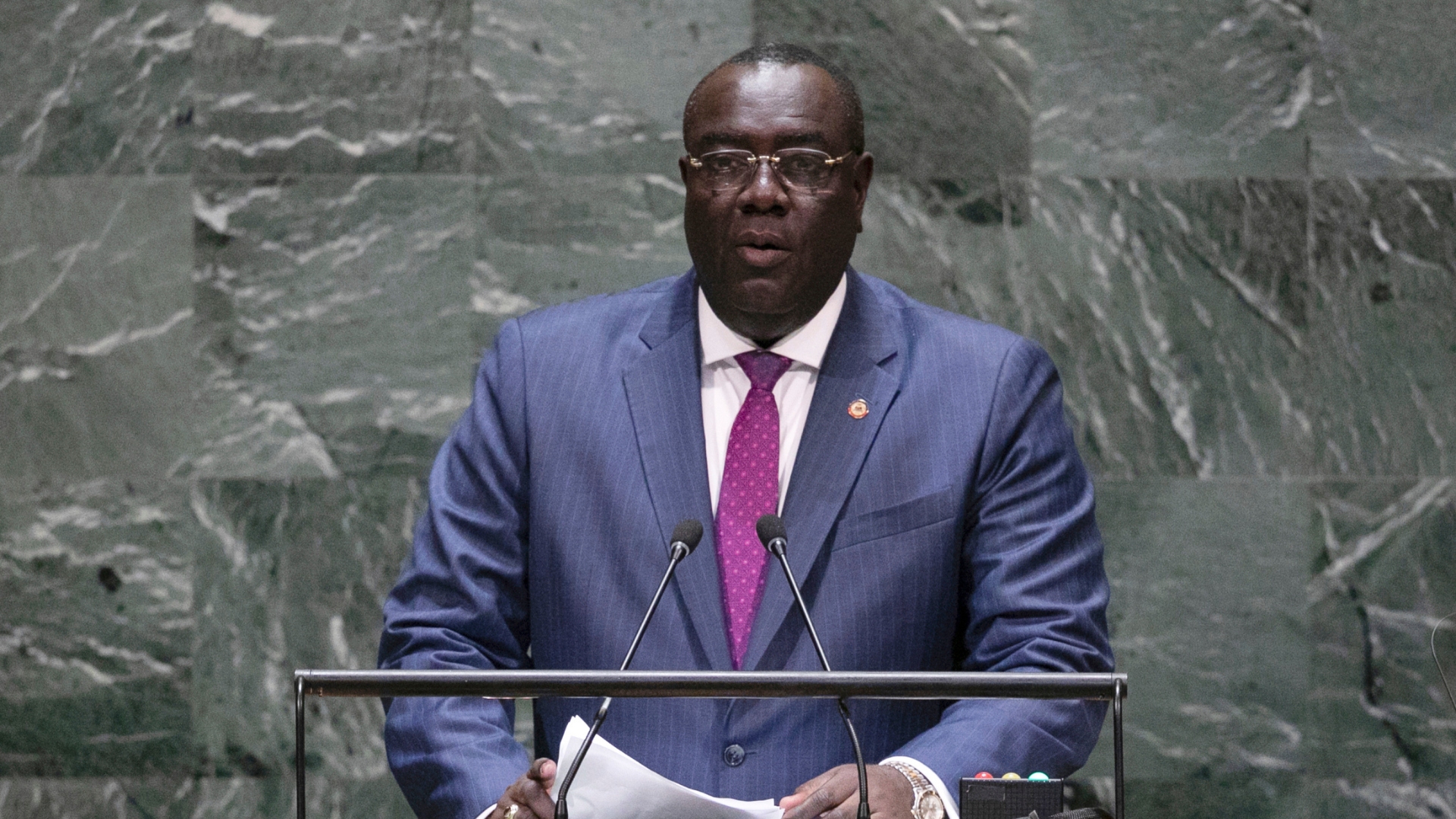 Haiti's Foreign Minister Bocchit Edmond
