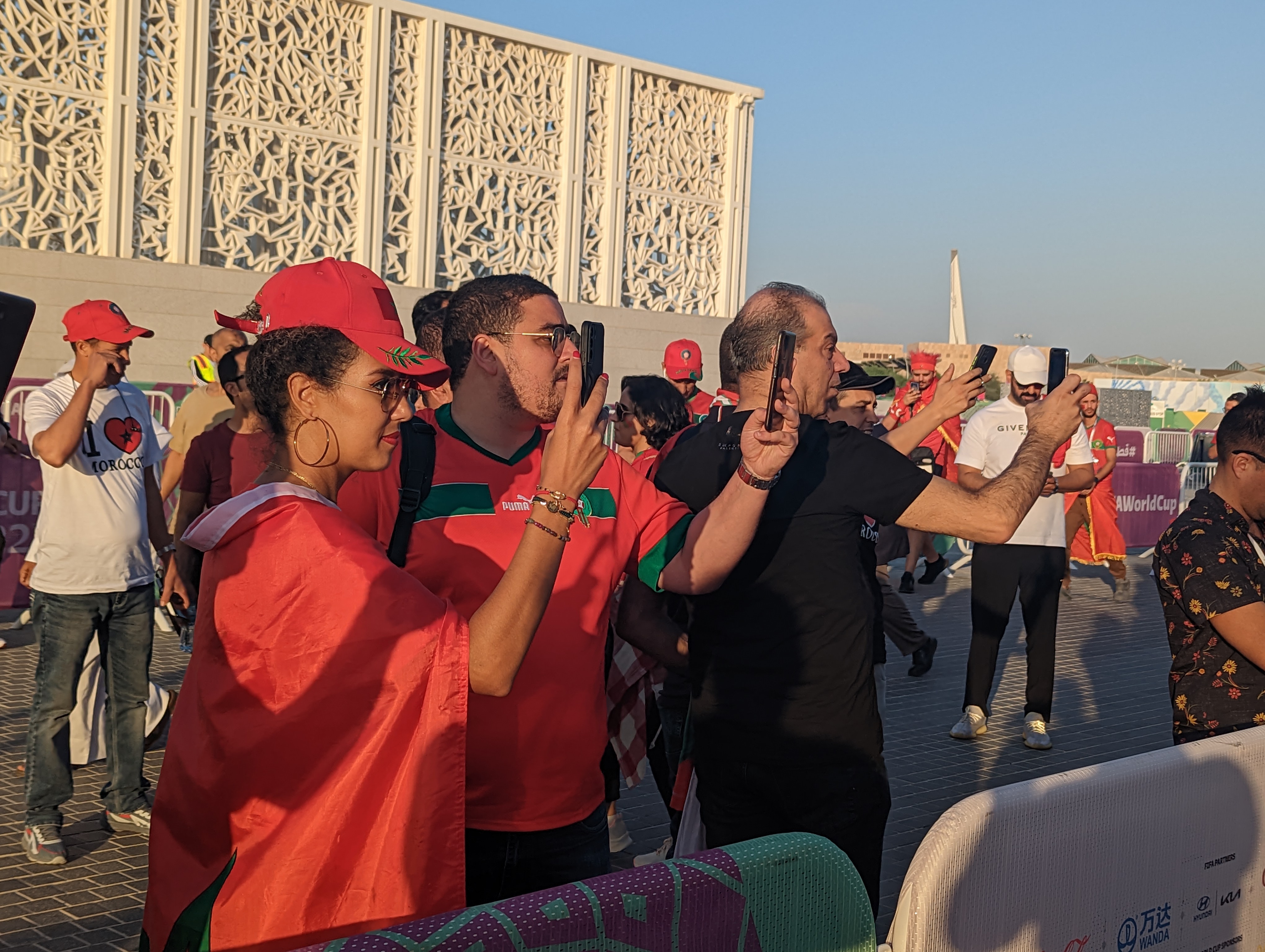 The crowd watch Juanro Aguiló performing near Education City Stadium Photo Umer Naseef Ali 3