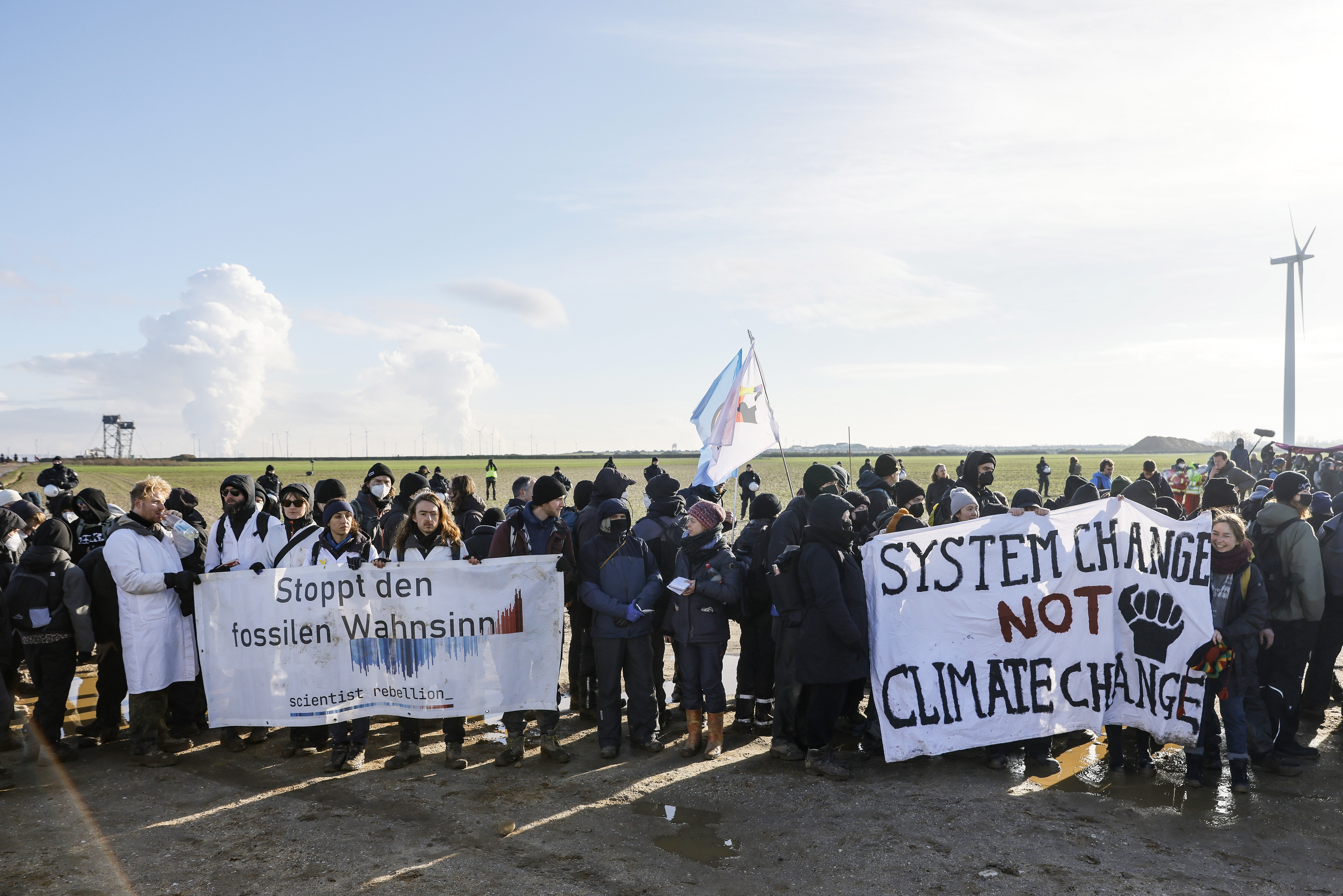 Germany coal mine protest