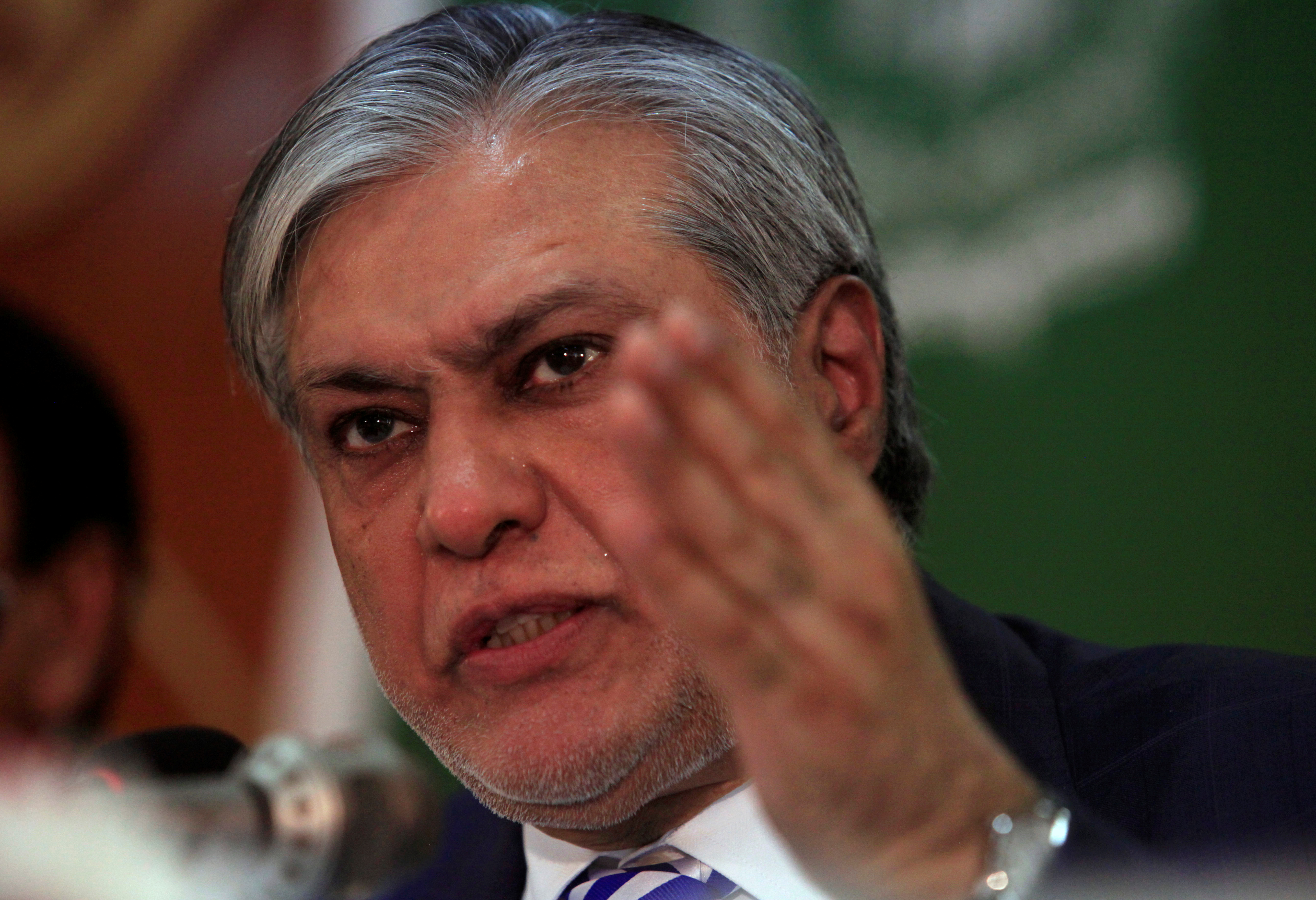 Pakistan's Finance Minister Ishaq Dar