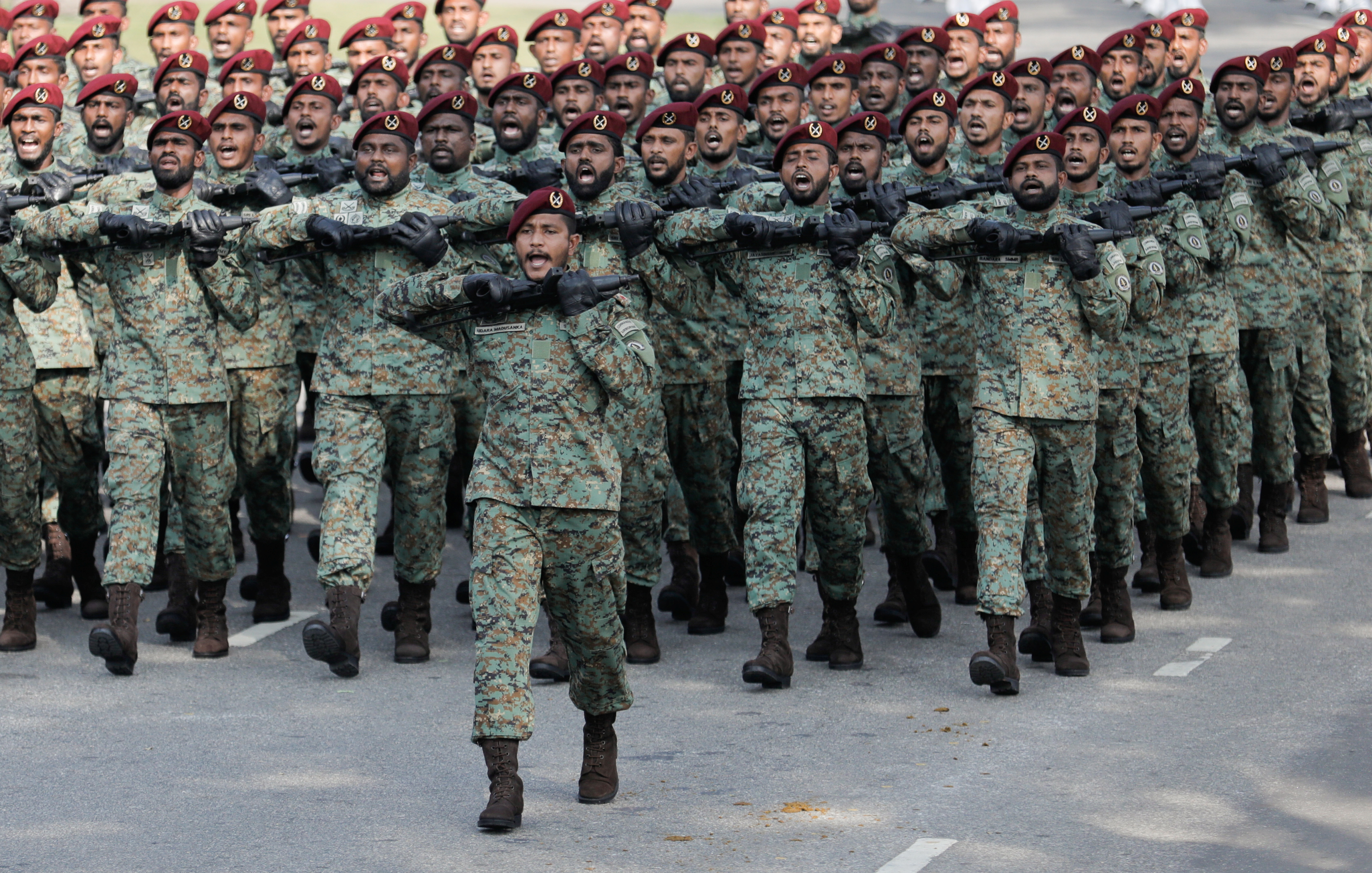 Sri Lanka military parade
