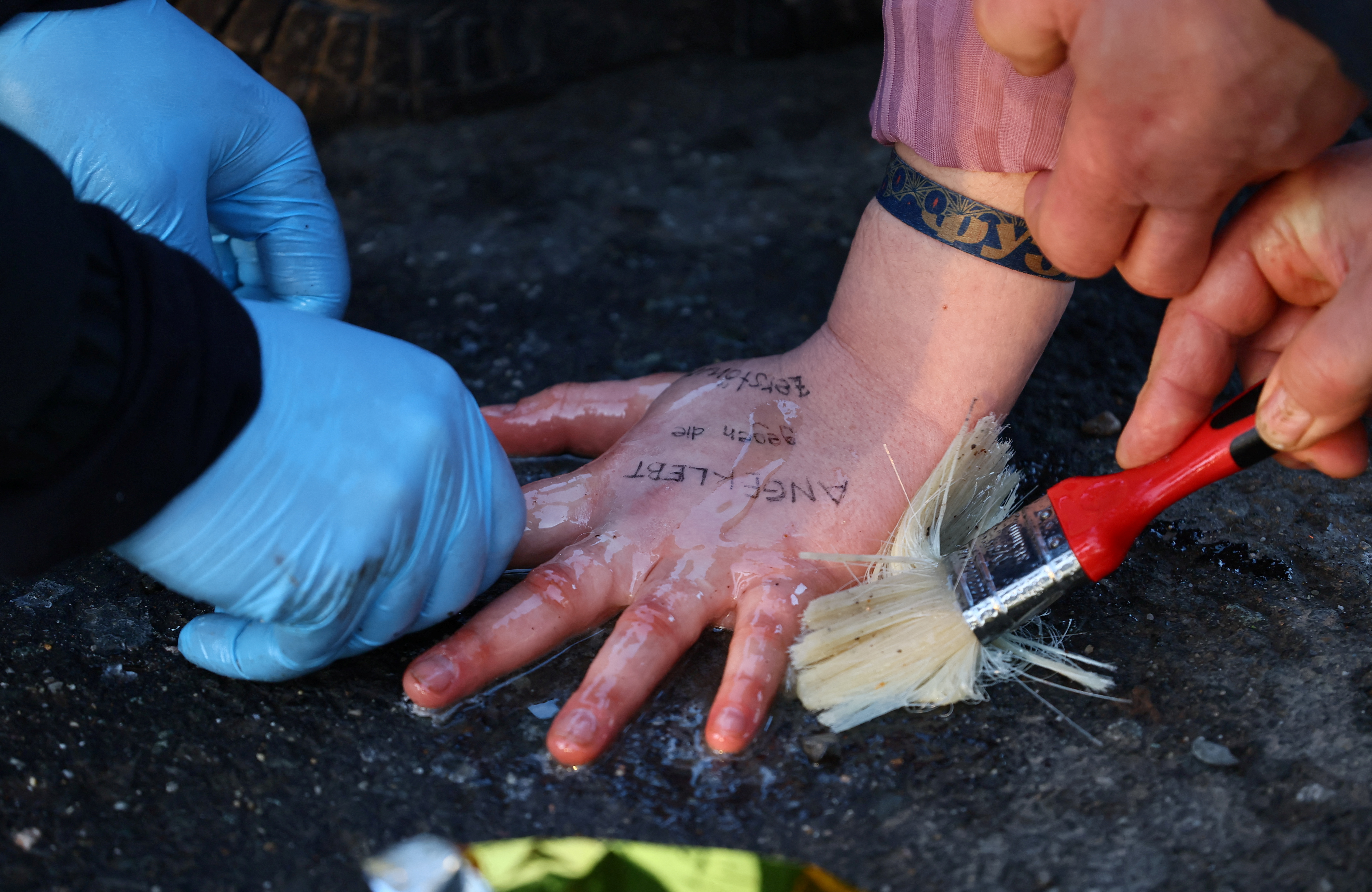 Germany coal mine protest