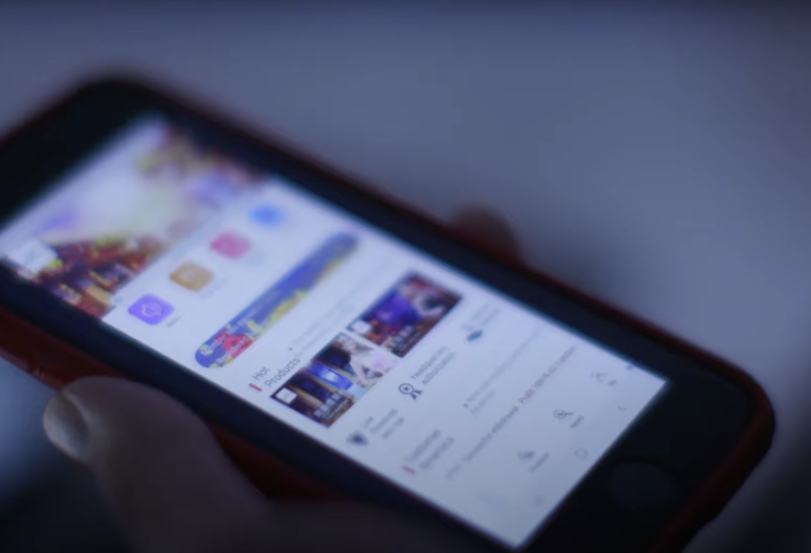 A frame of a phone in 101 East's Forced to Scam: Cambodia’s Cyber Slaves.