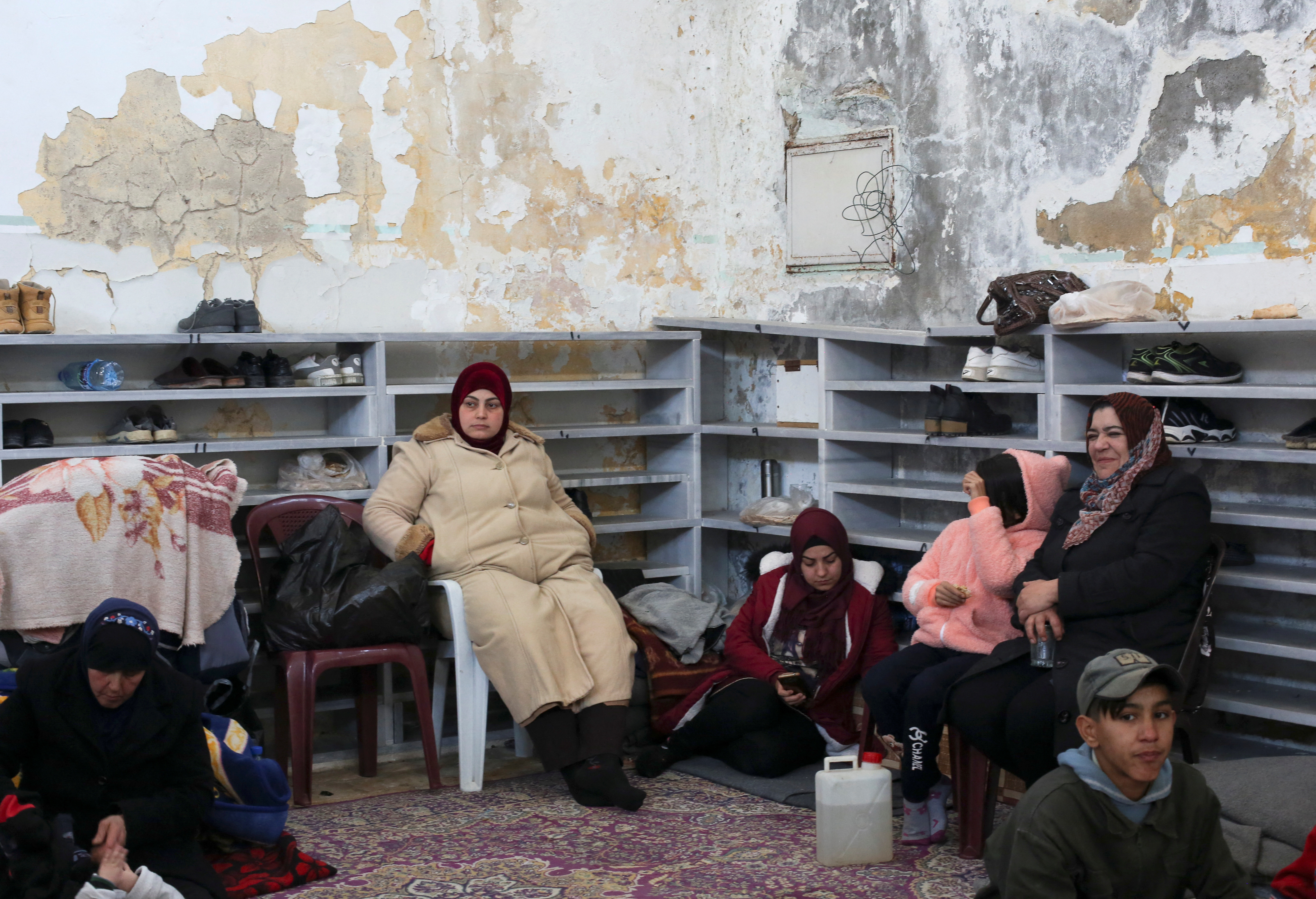 Survivors of the earthquake in Syria
