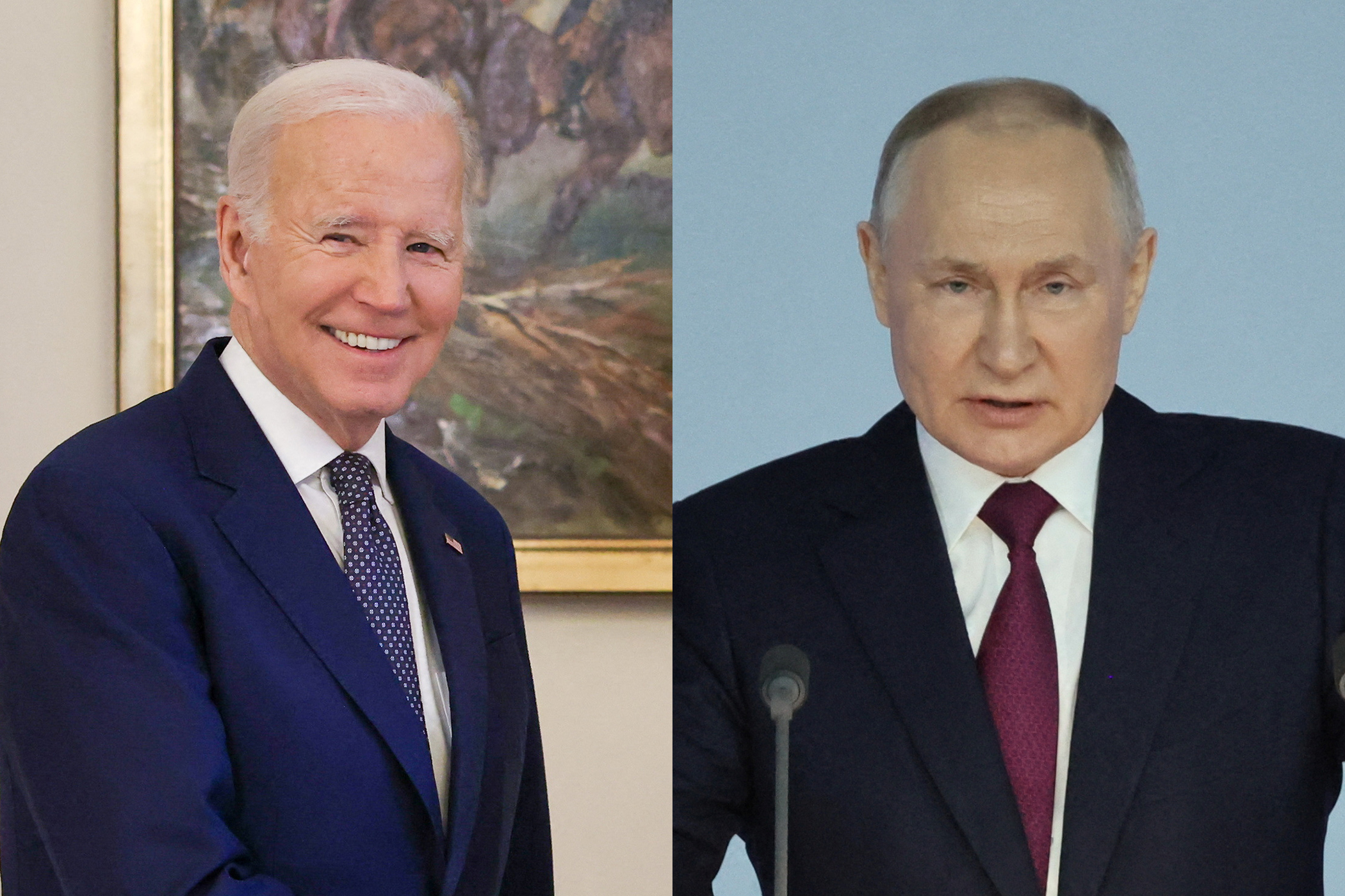 US President Joe Biden and Russian President Vladimir Putin