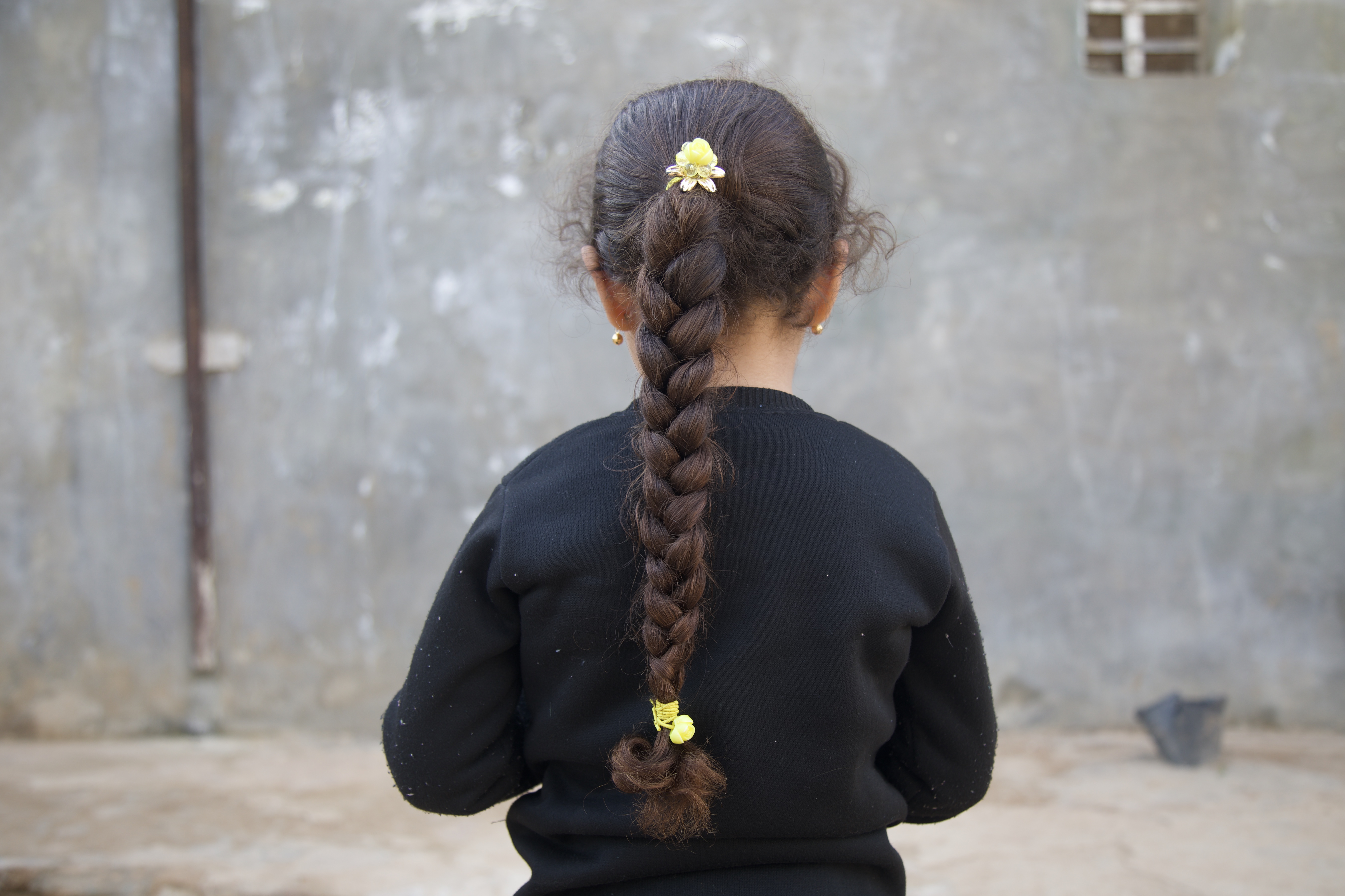 Maryam al-Sayed's long hair