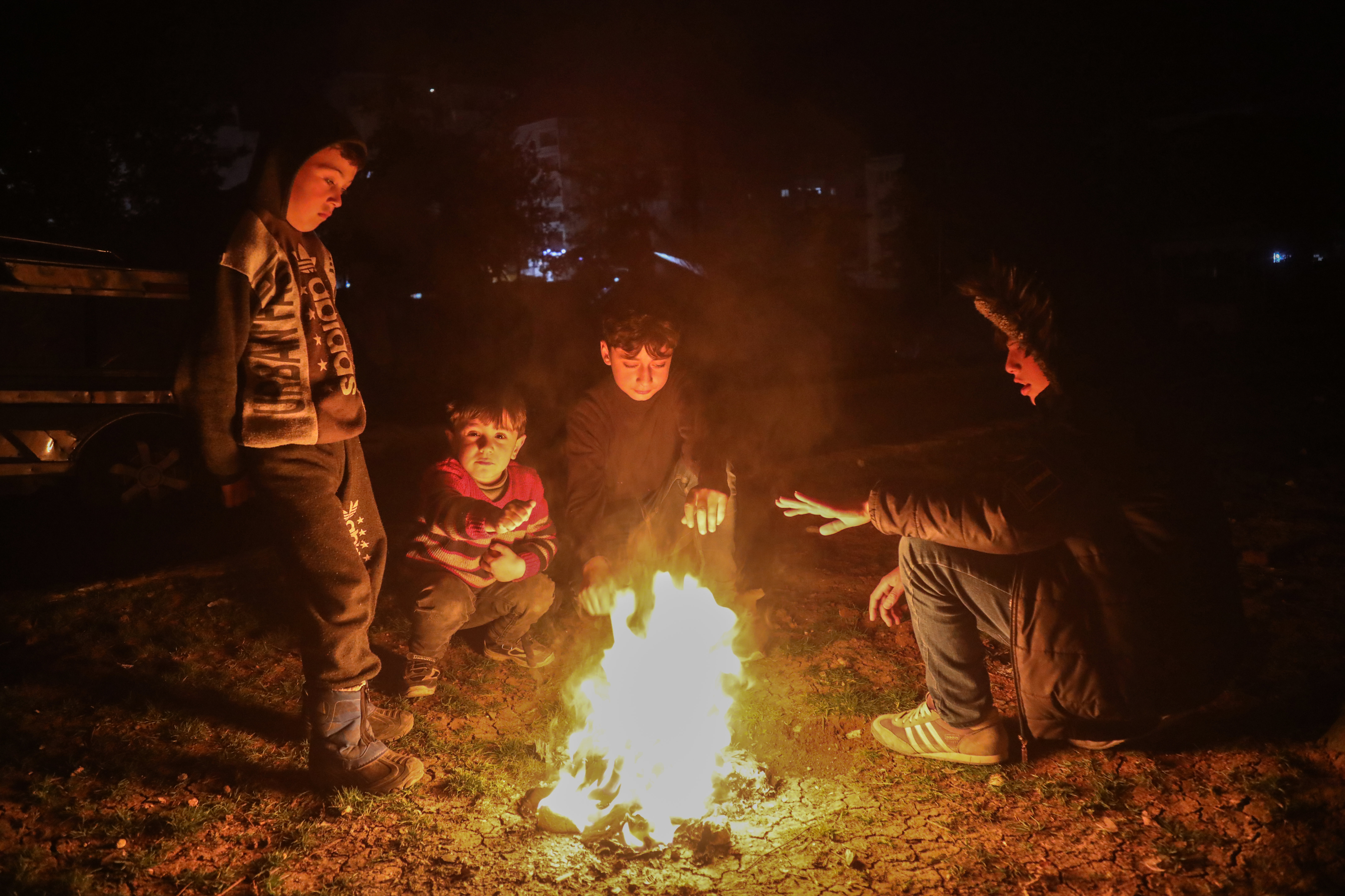 people have been sleeping out in open spaces since teh second quake