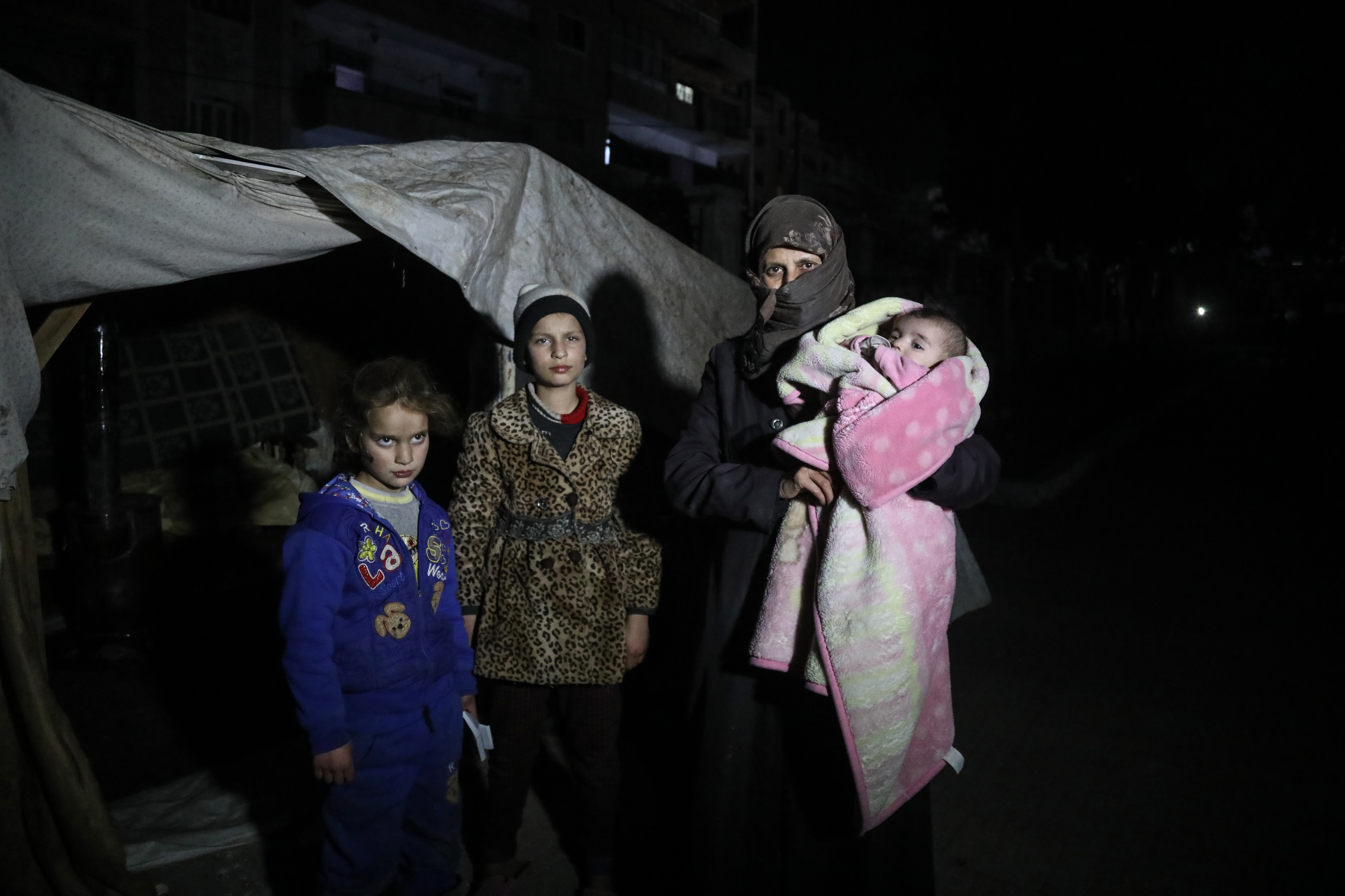 people have been sleeping out in open spaces since teh second quake