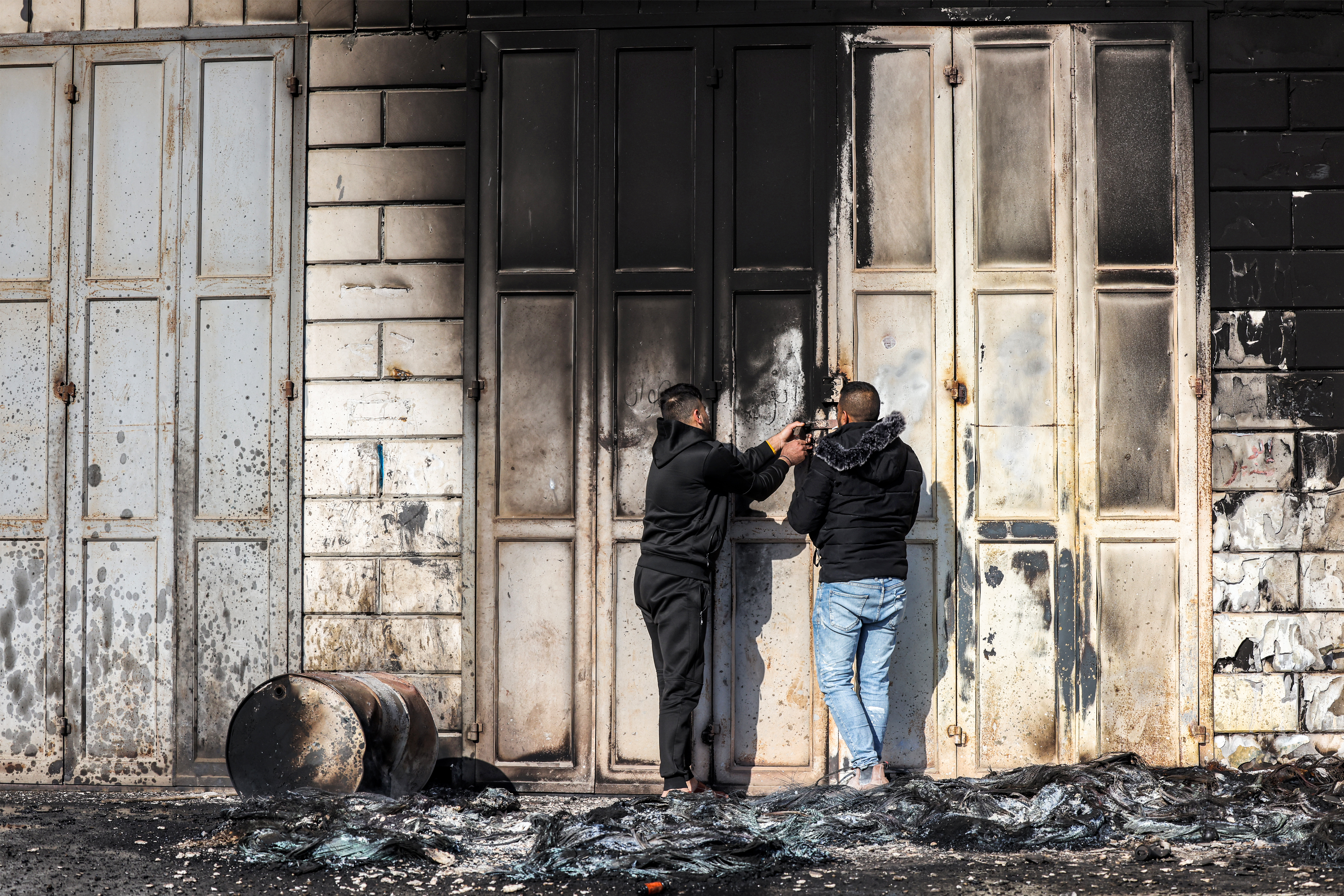 Palestinian town of Huwara