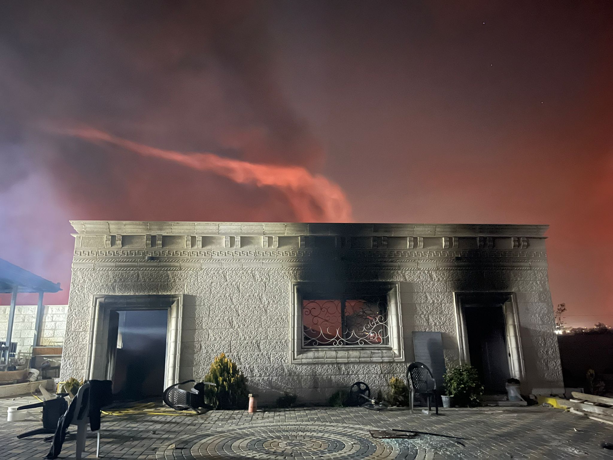 Palestinian town of Huwara