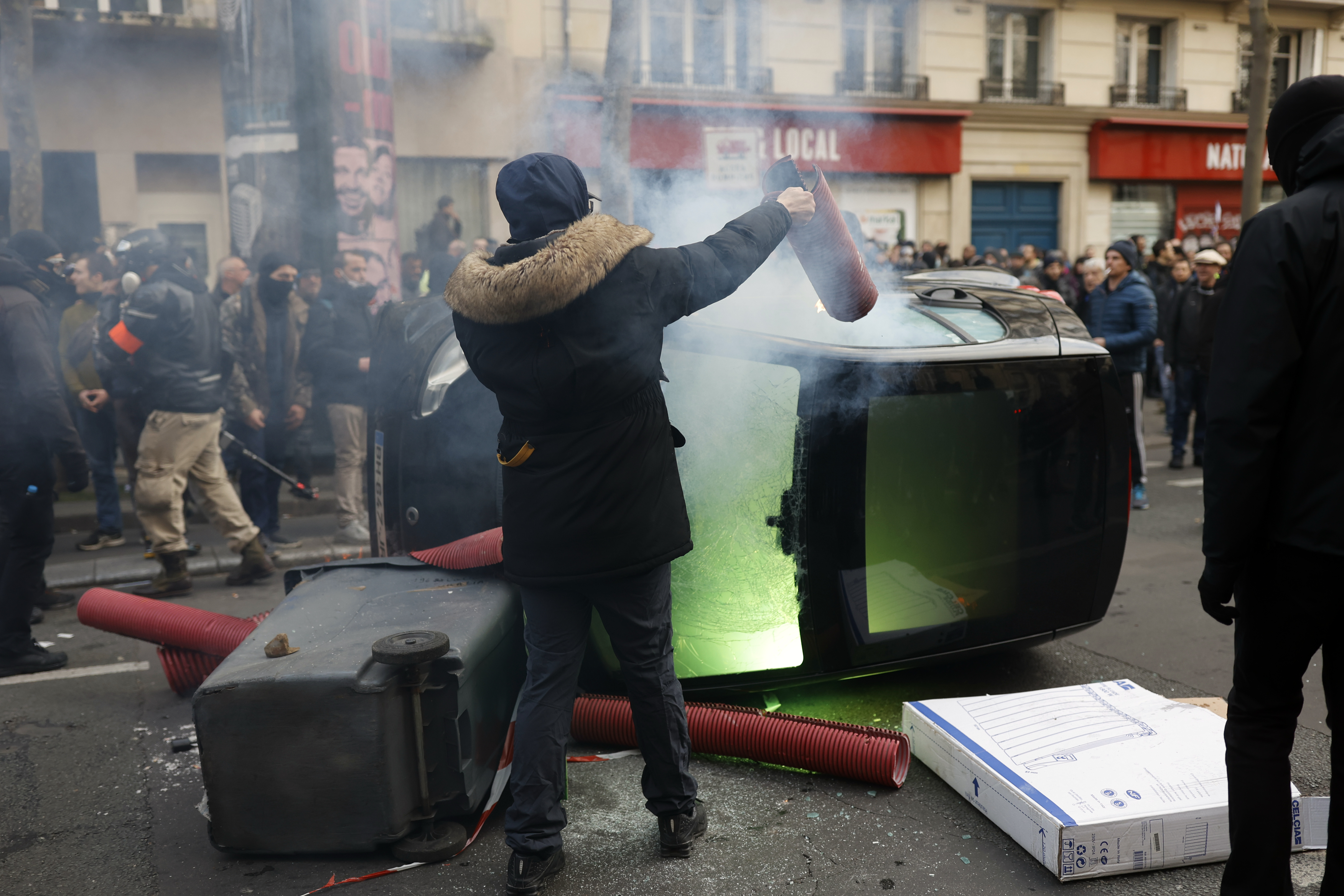 french pension protests