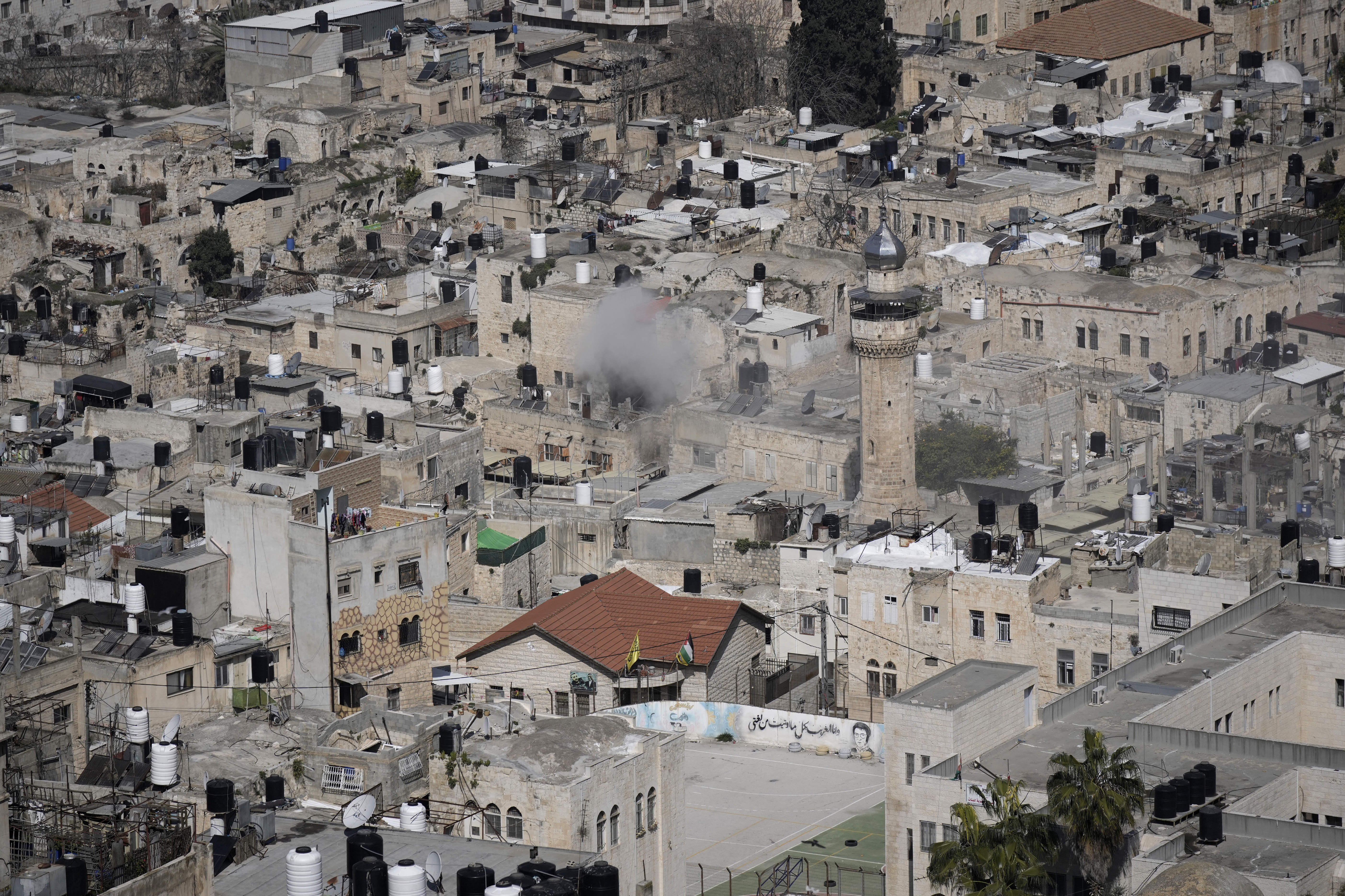 Israeli raid in Nablus