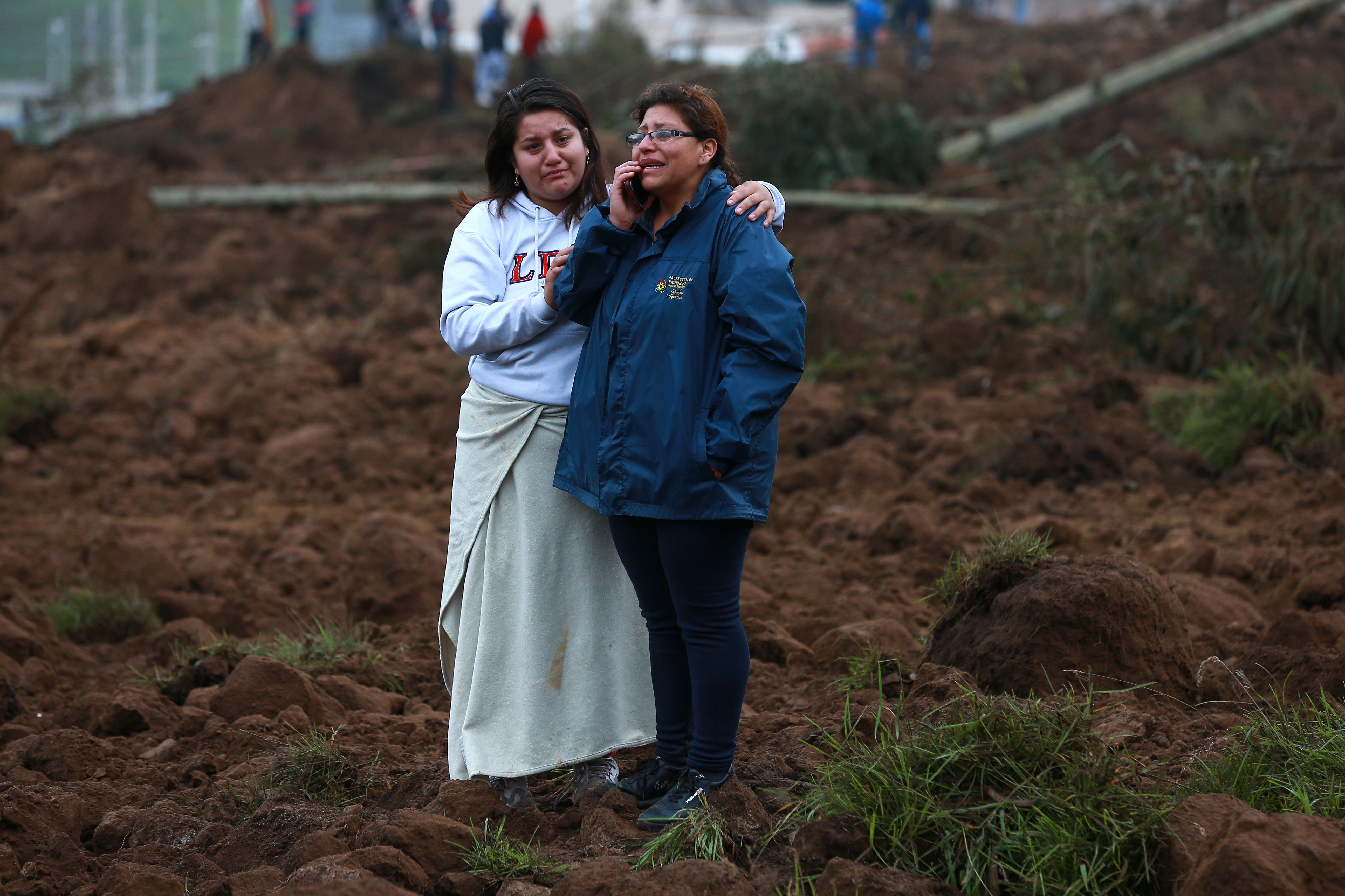 landslide in Alausi, Ecuador