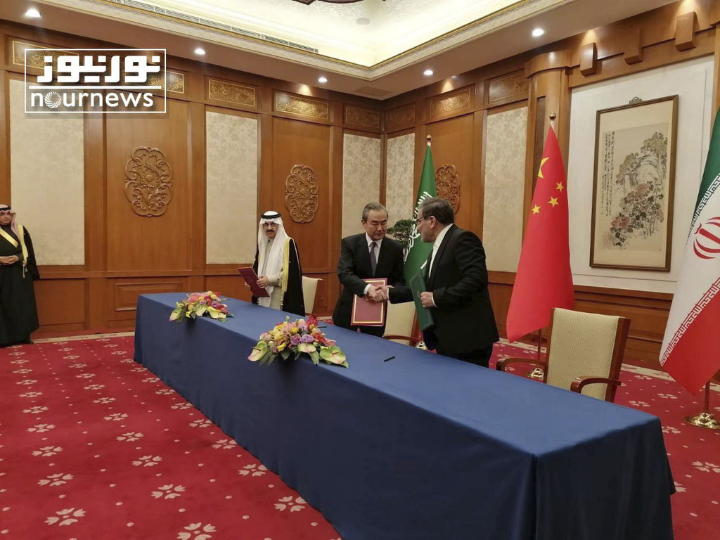 Iran Saudi Arabia China meeting