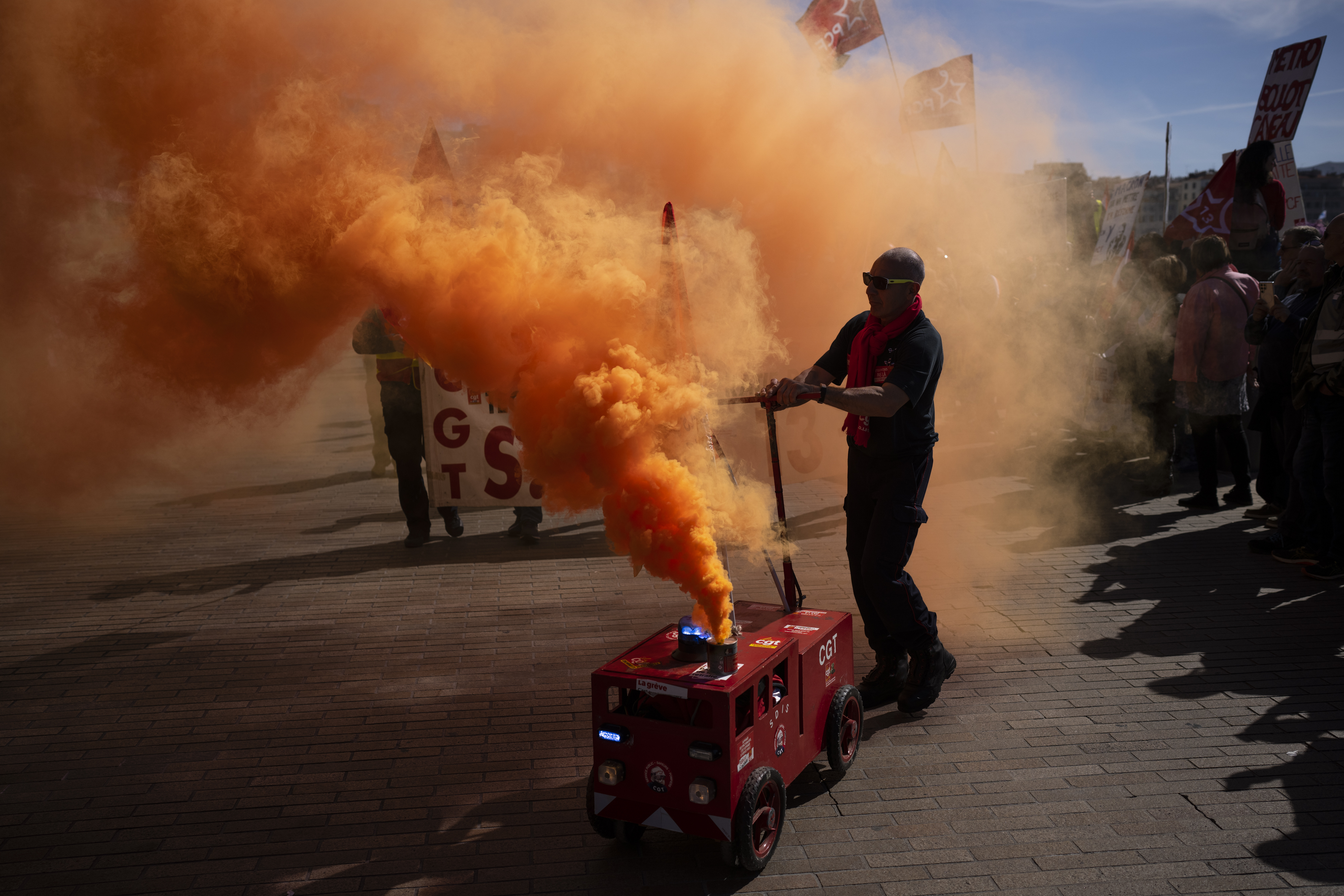 France pensions Protests