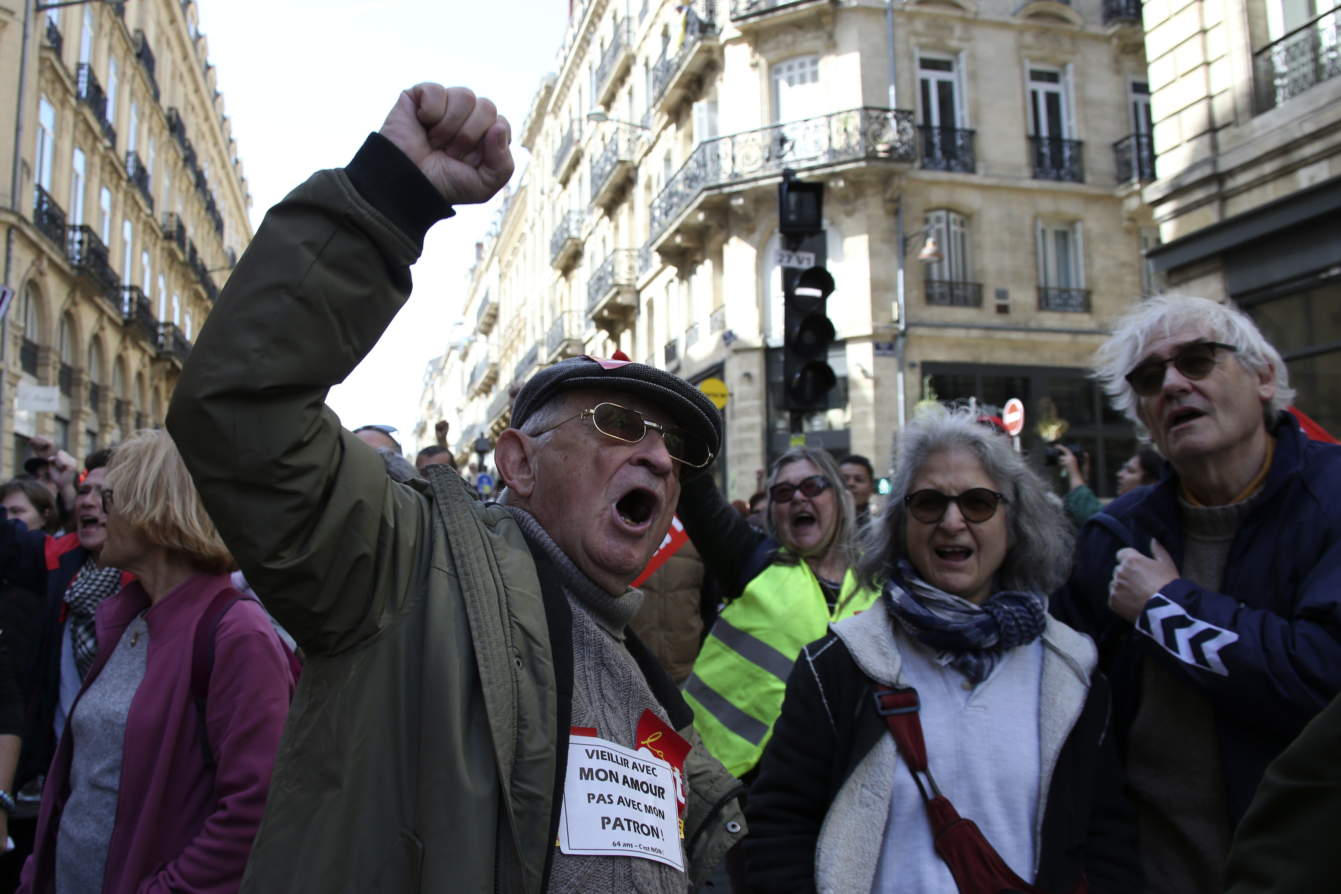 France pensions Protests