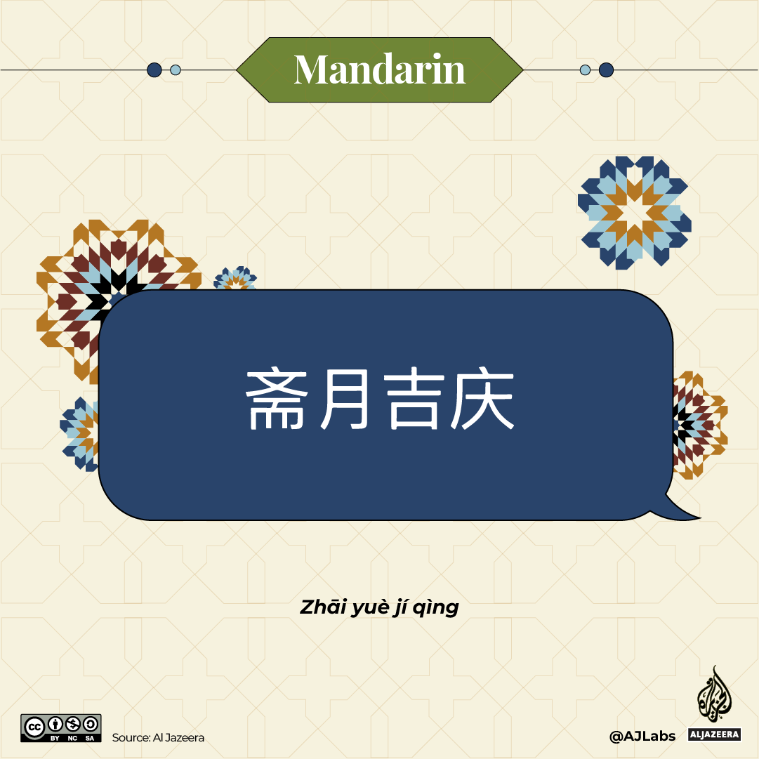 Interactive - Ramadan greetings -Mandarin