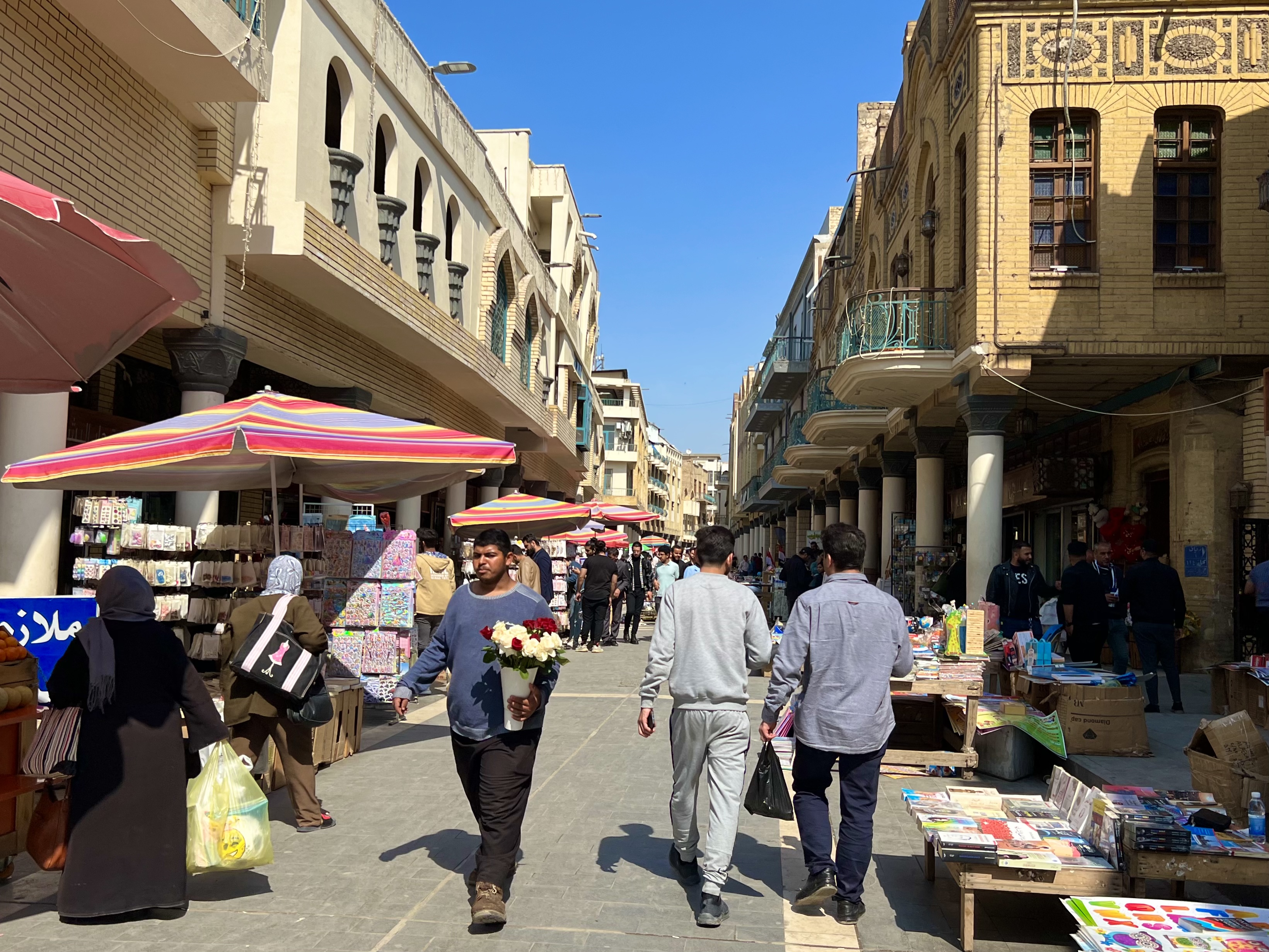 Al-Mutannabi Street today. Abdulrahman Zeyad