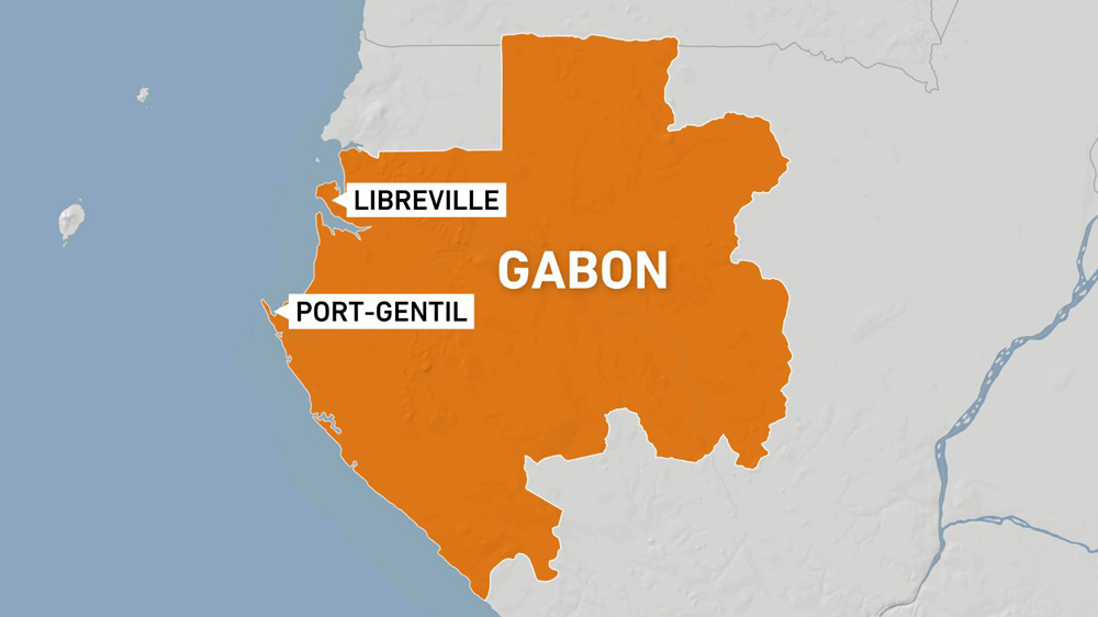Gabon map
