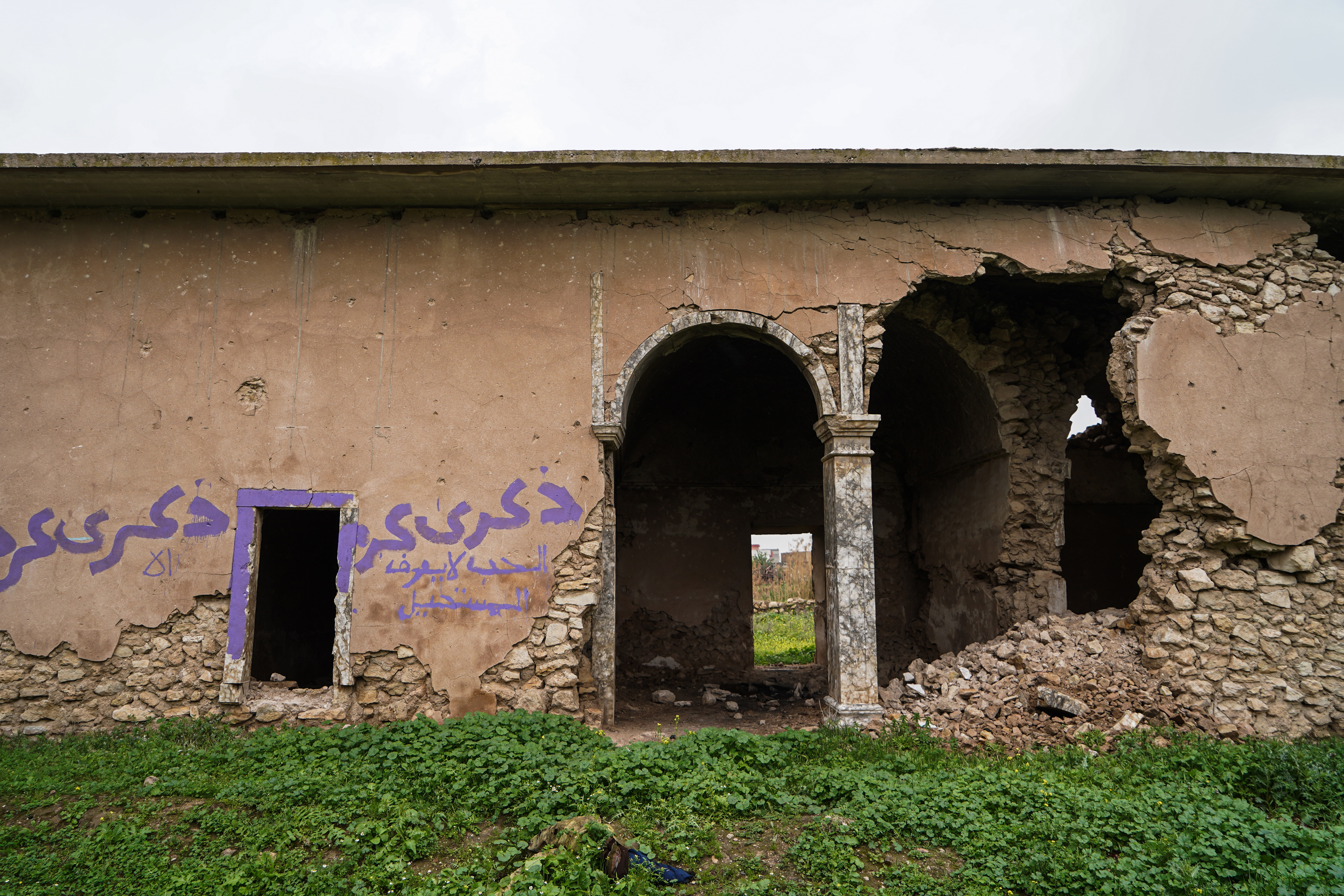 For the first time in more than 20 years, a mass was held at St. Michael's Monastery in Mosul, northern Iraq