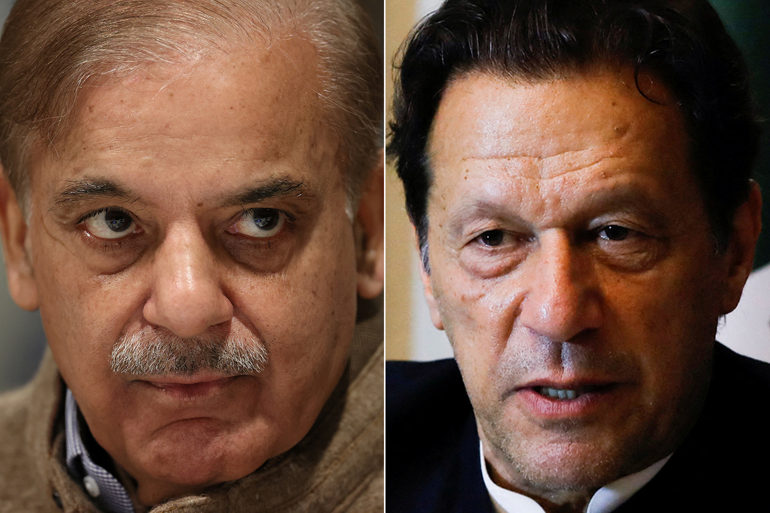 Imran Khan and Shehbaz Sharif
