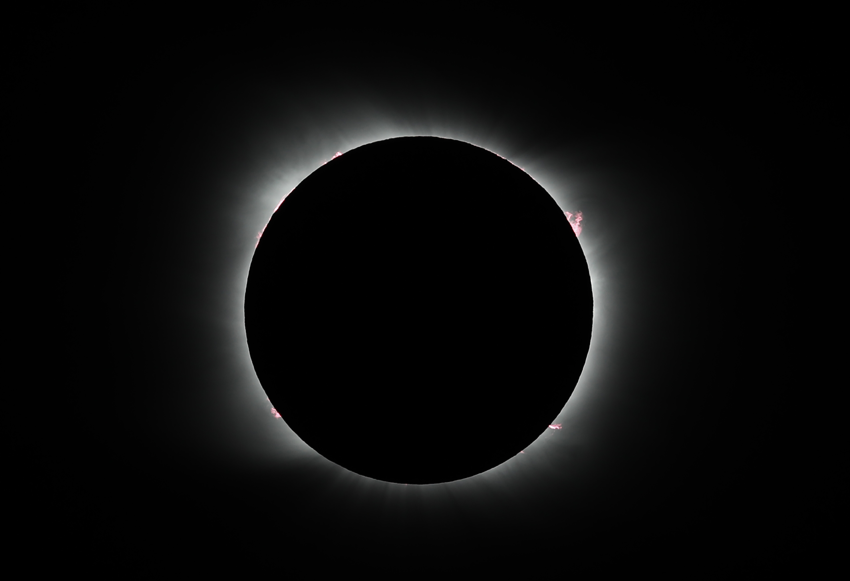 A total solar eclipse was visible from the northern Patagonia region of Argentina and from Araucania in Chile