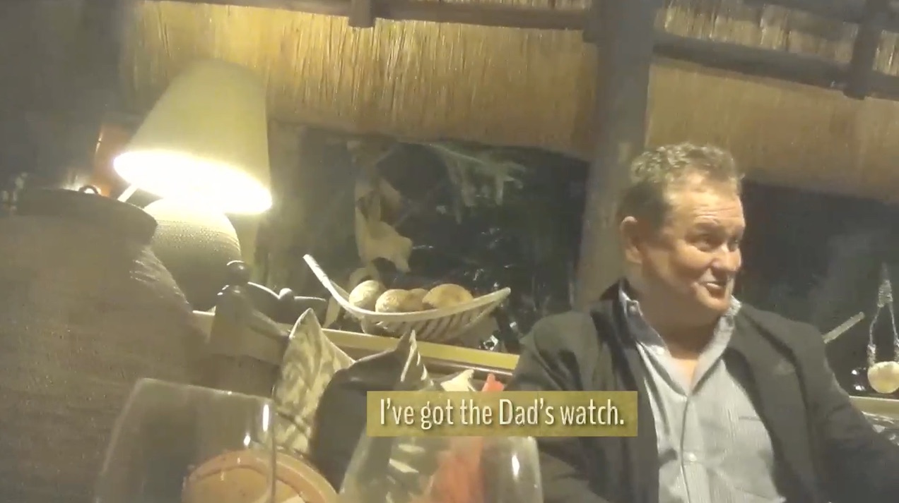 Ewan Macmillan saying he's got President Mnangagwa's watch