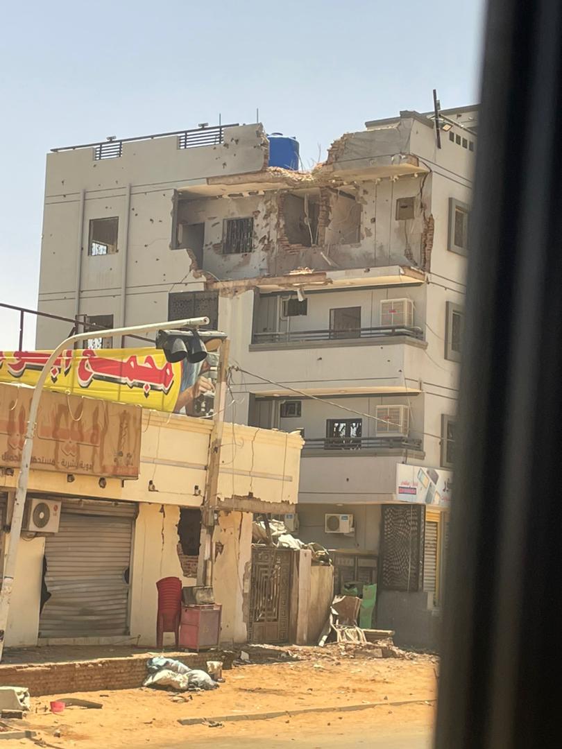 A view out the window along the family's journey 