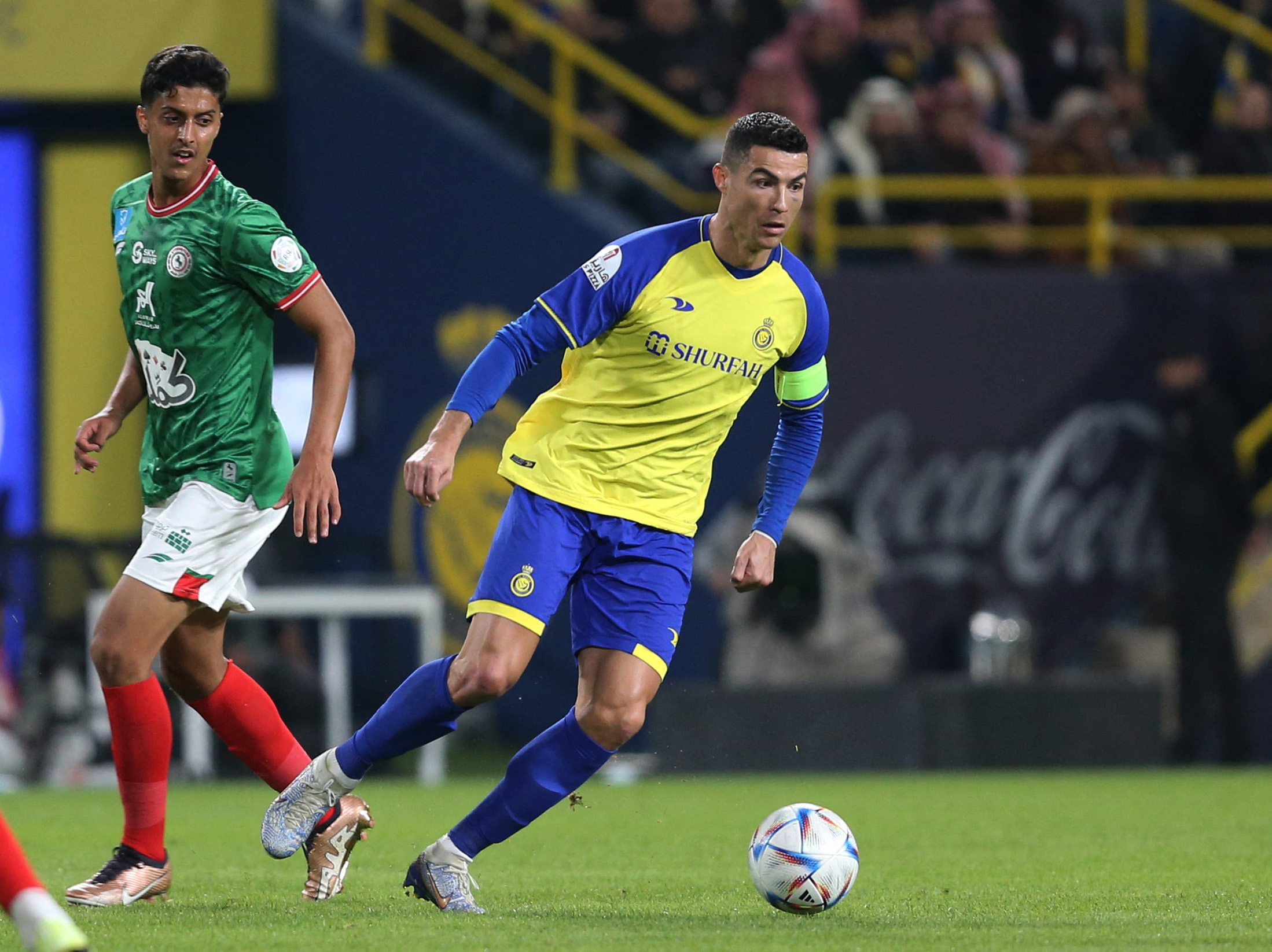 Al Nassr's Cristiano Ronaldo in action