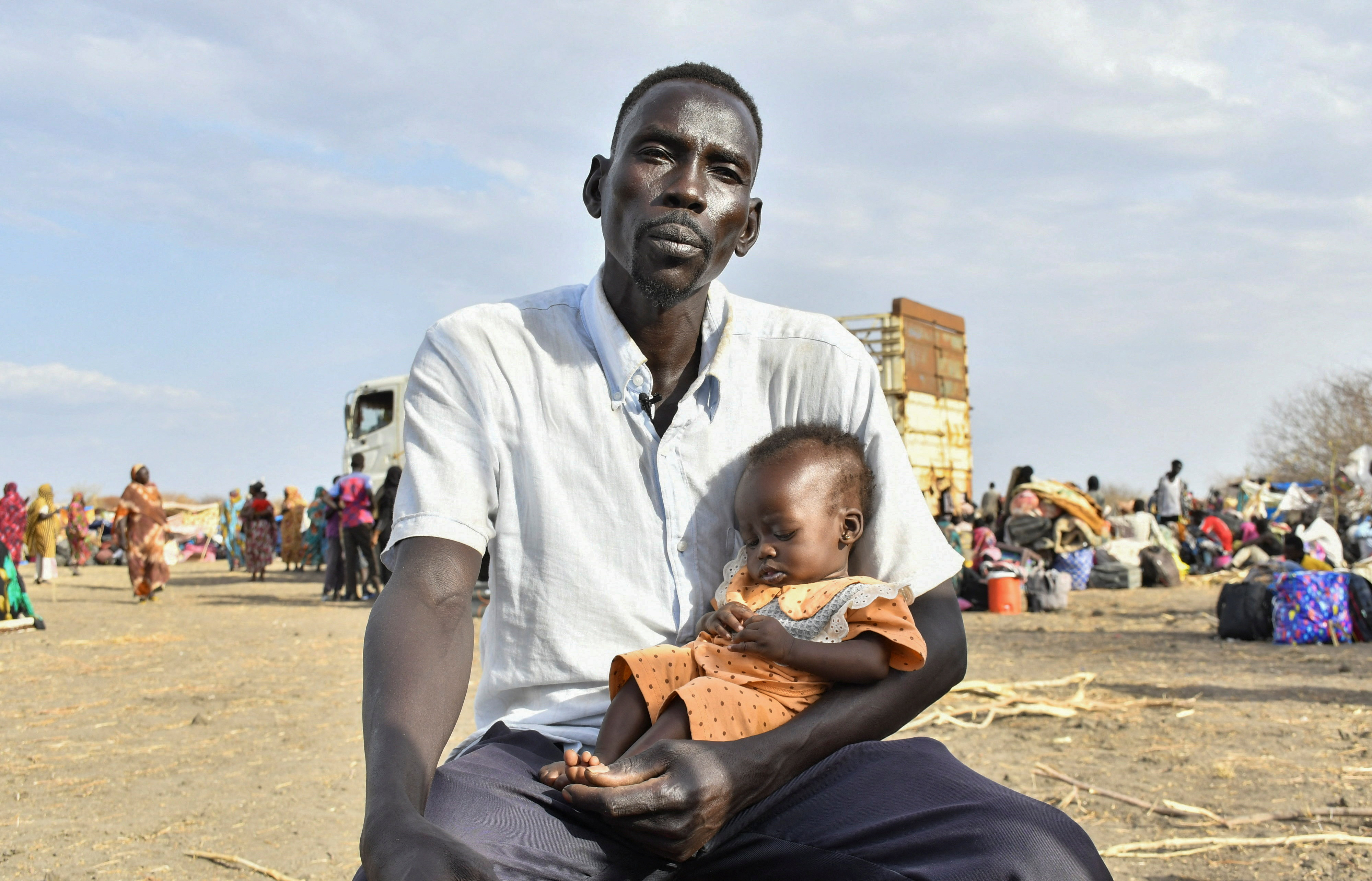 Civilians who fled the war-torn Sudan following the outbreak of fighting between the Sudanese army and the paramilitary Rapid Support Forces