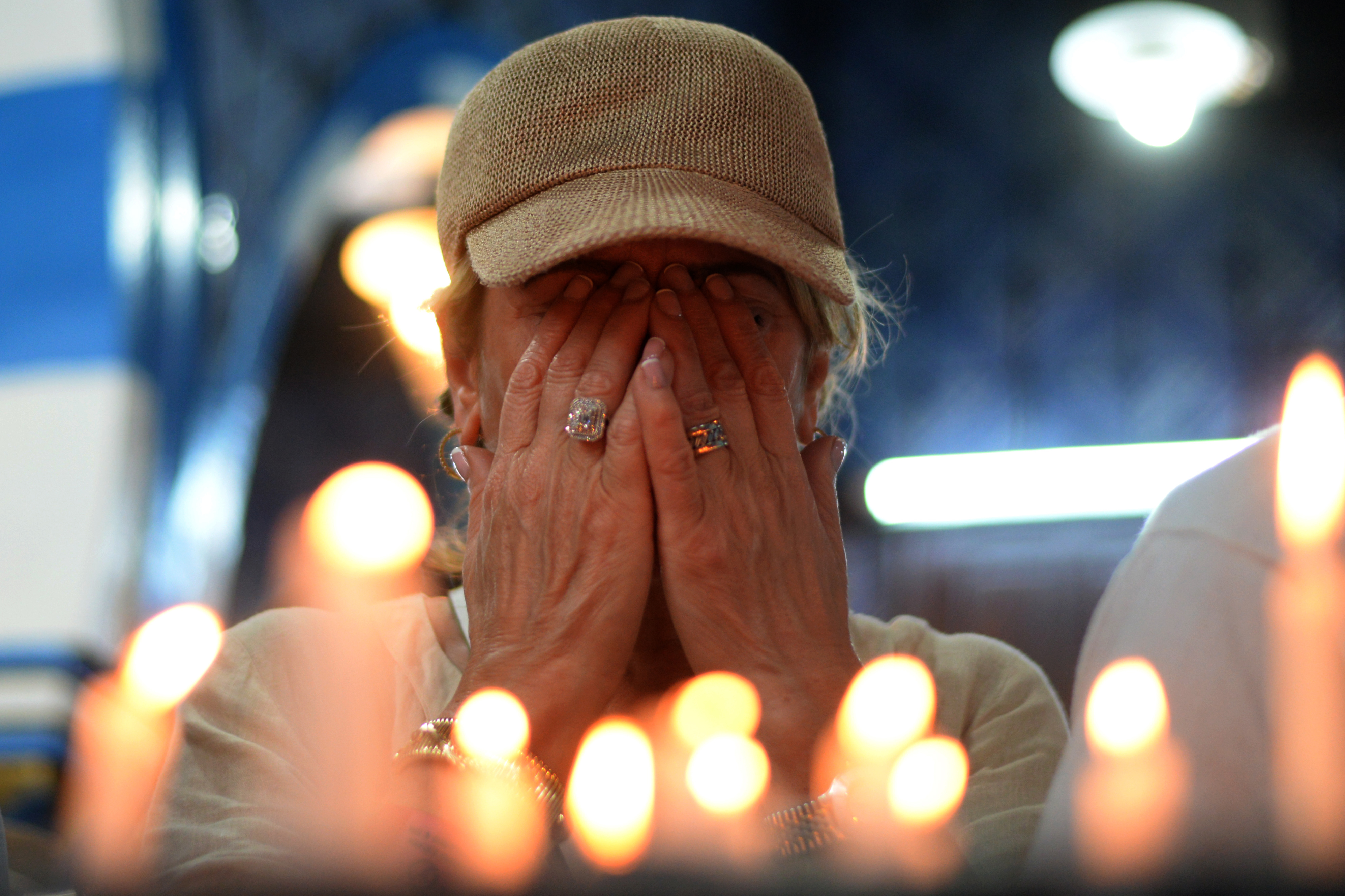 A Jewish pilgrim prays at the Ghriba synagogue in Tunisia's southern resort island of Djerba