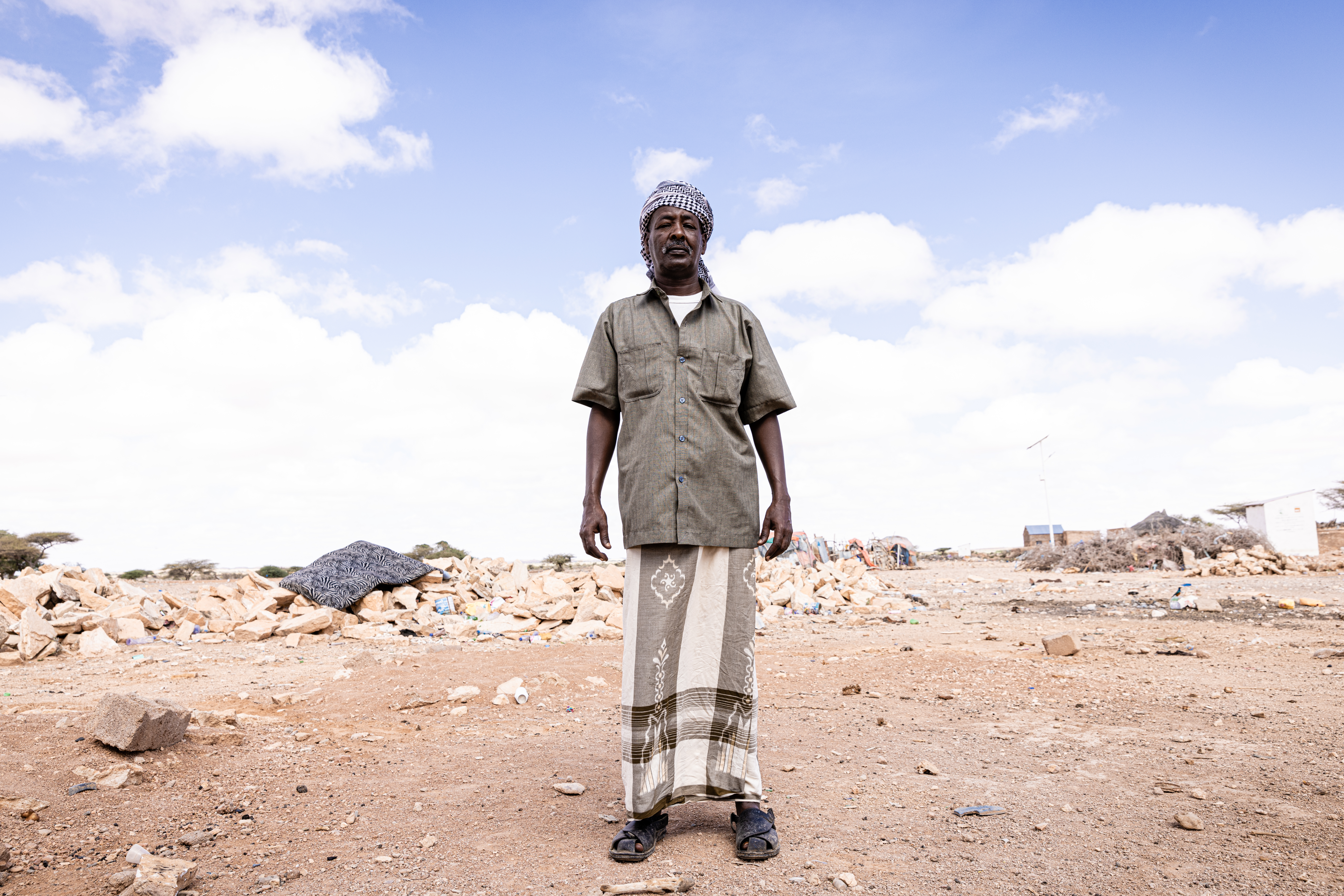 Farah Yussuf Ali, a business owner displaced from Las Anod.