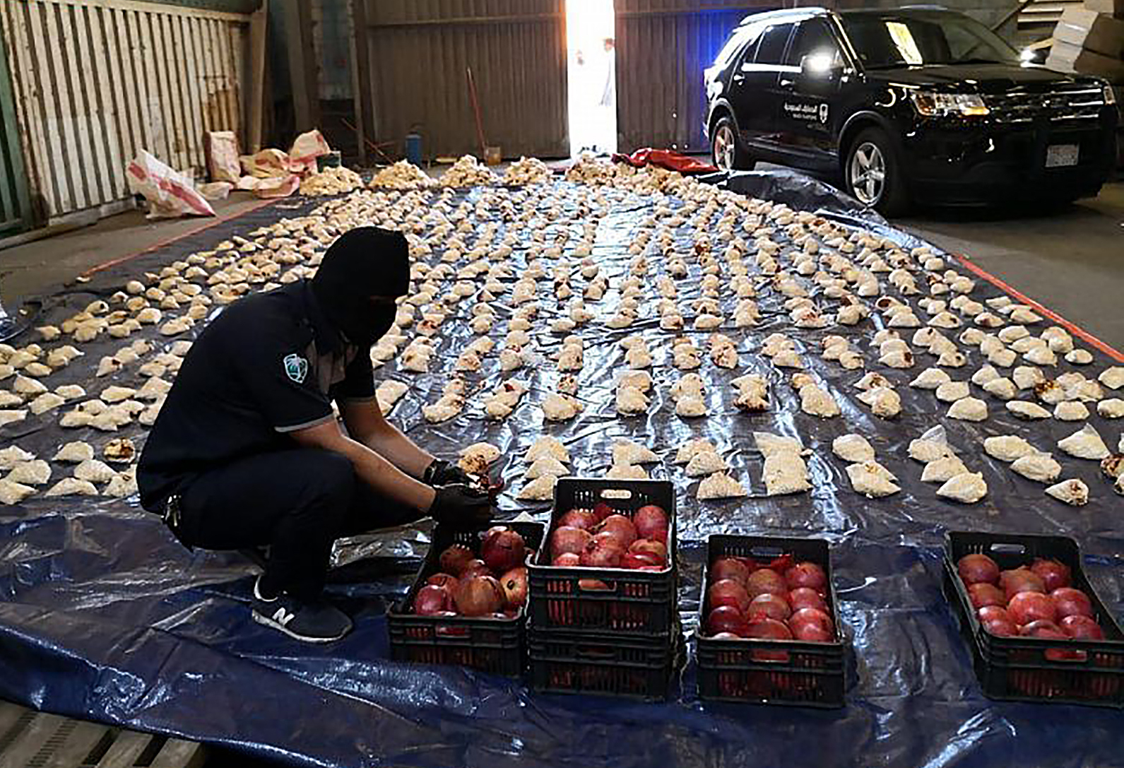 captagon drug smuggled out of Syria to Saudi Arabia