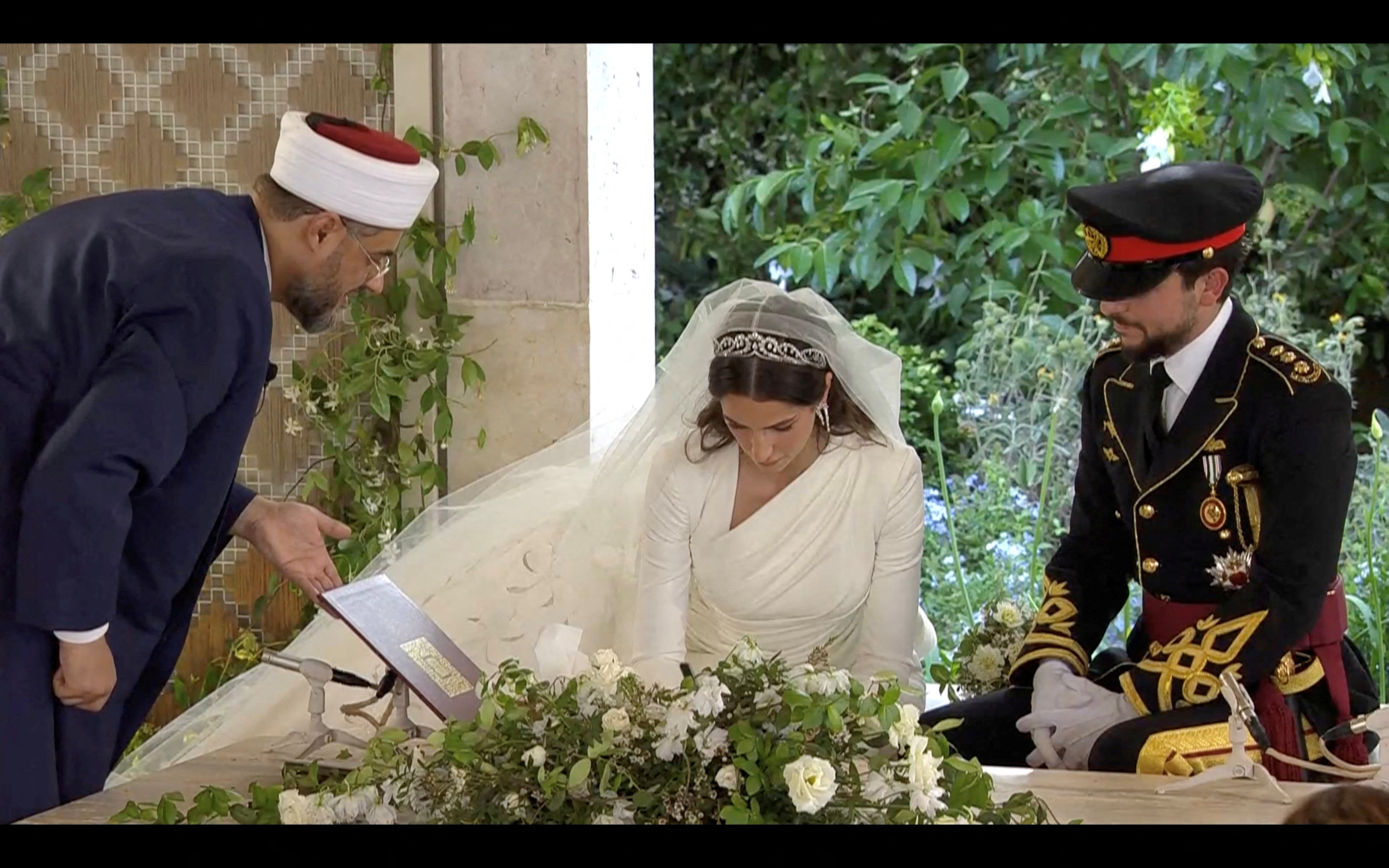 Royal wedding of Jordan's Crown Prince Hussein and Rajwa Al Saif, in Amman, Jordan