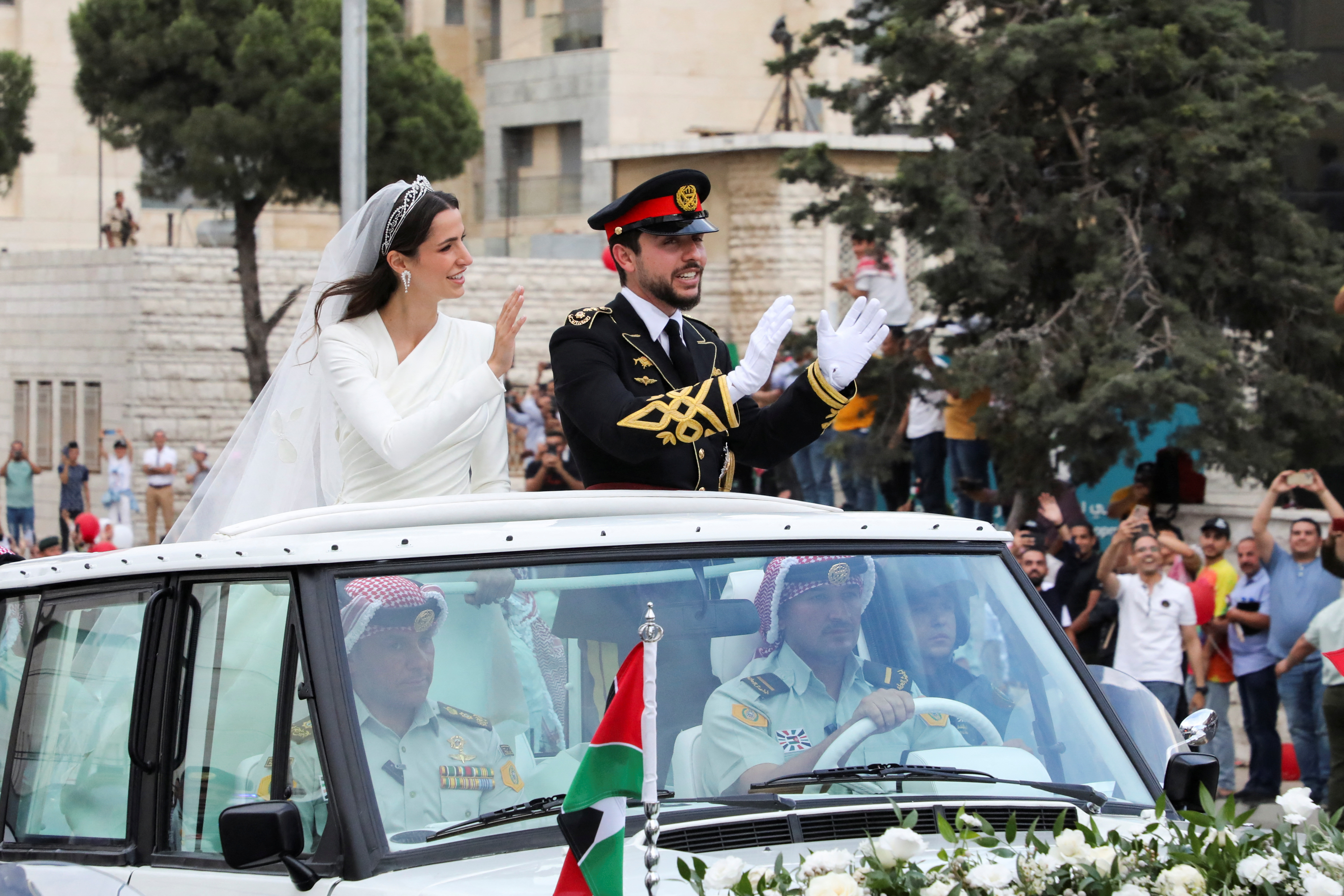 Royal wedding of Jordan's Crown Prince Hussein and Rajwa Al Saif, in Amman, Jordan