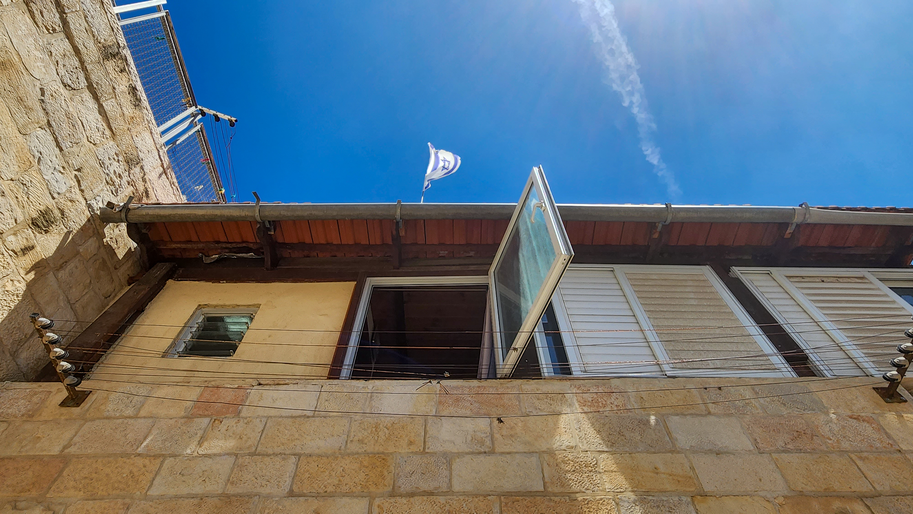 Open window from below