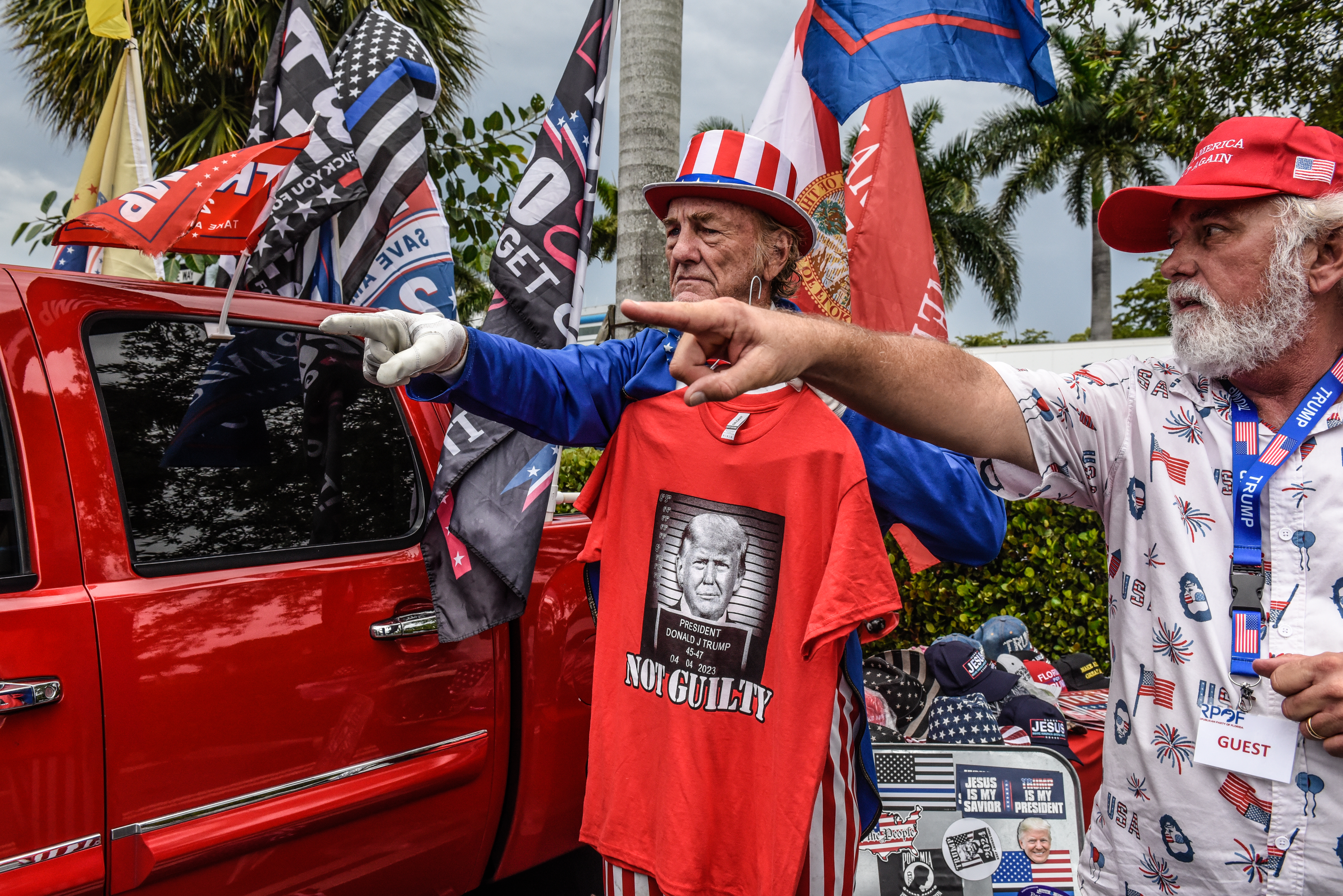 Supporters of former U.S. President Donald Trump