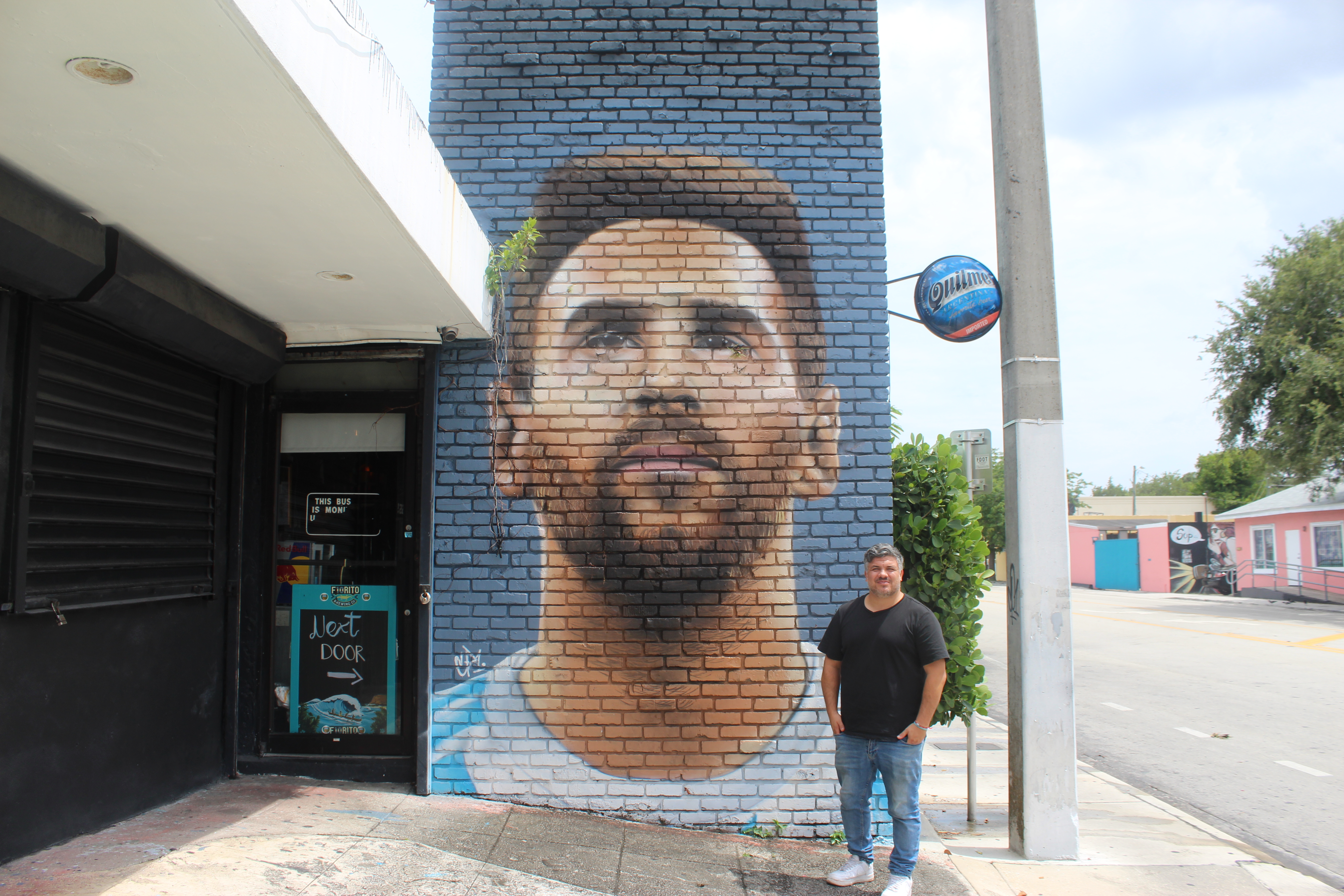Messi mural