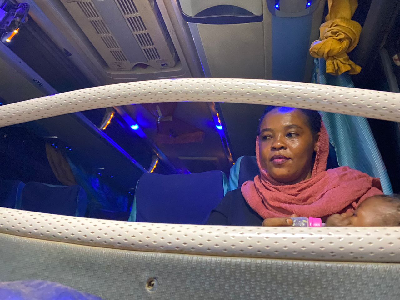 The evacuation process of the children takes place 