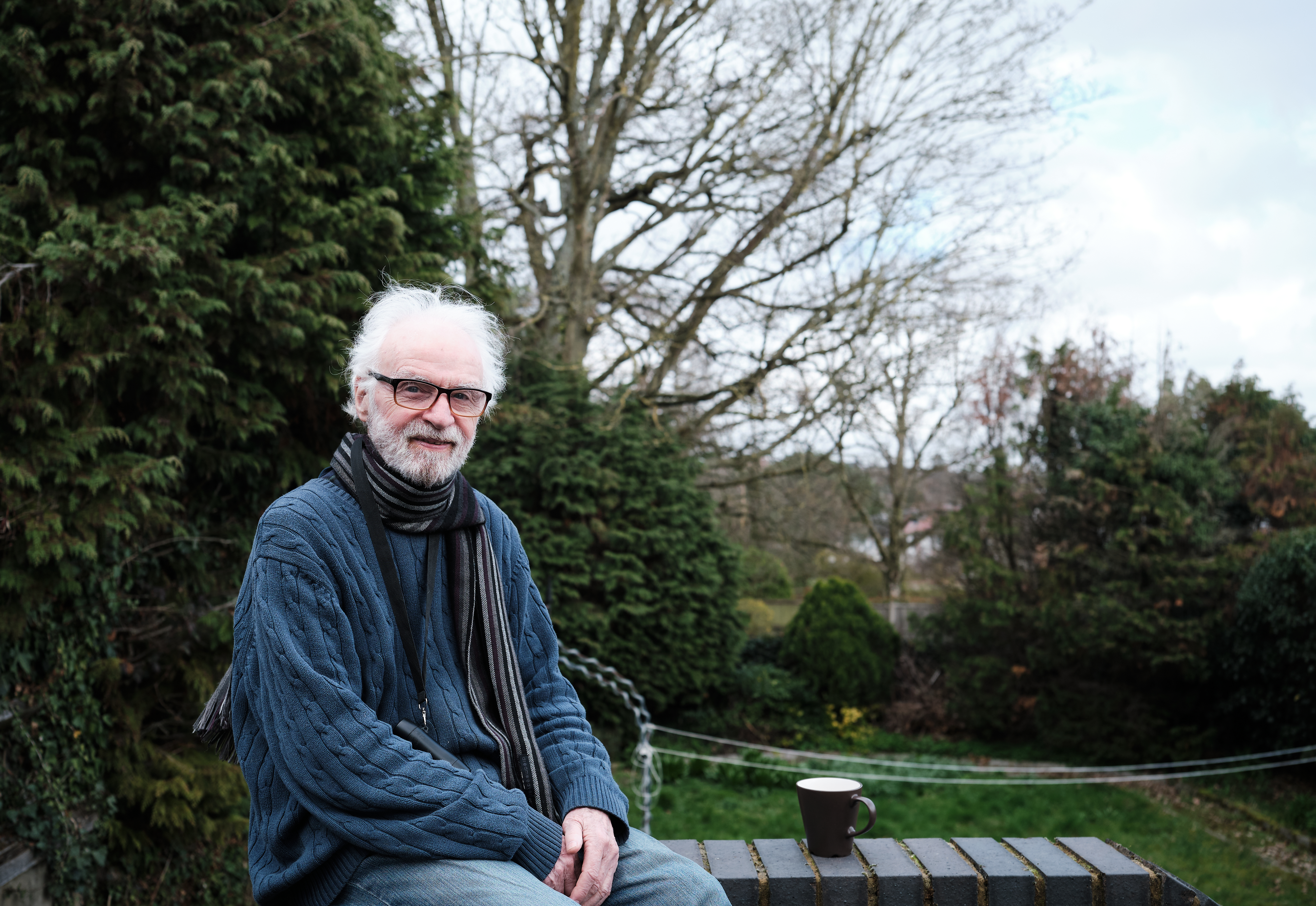 Donal Cox, at his home in North London, March 2023