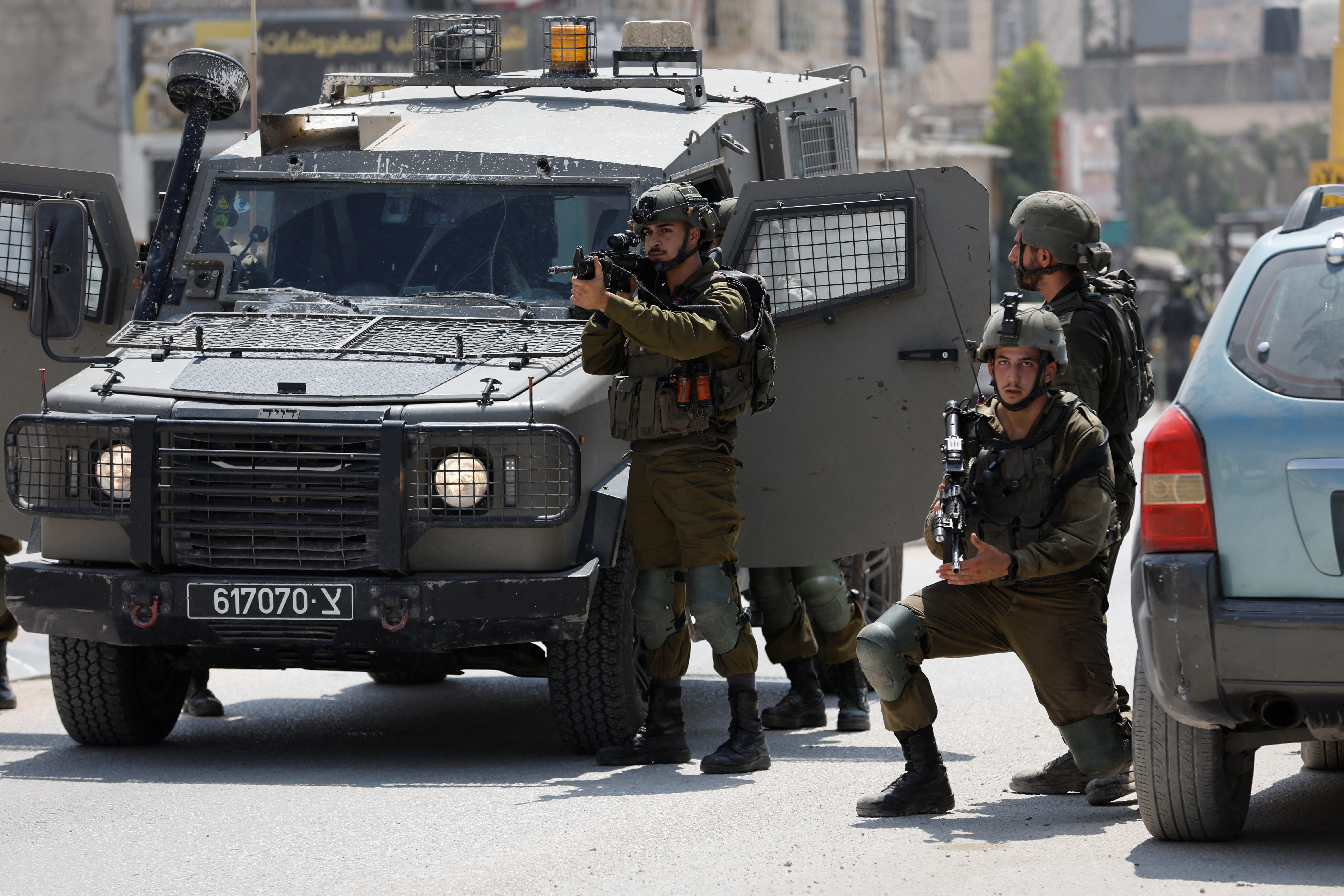 Israeli soldiers in Hebron