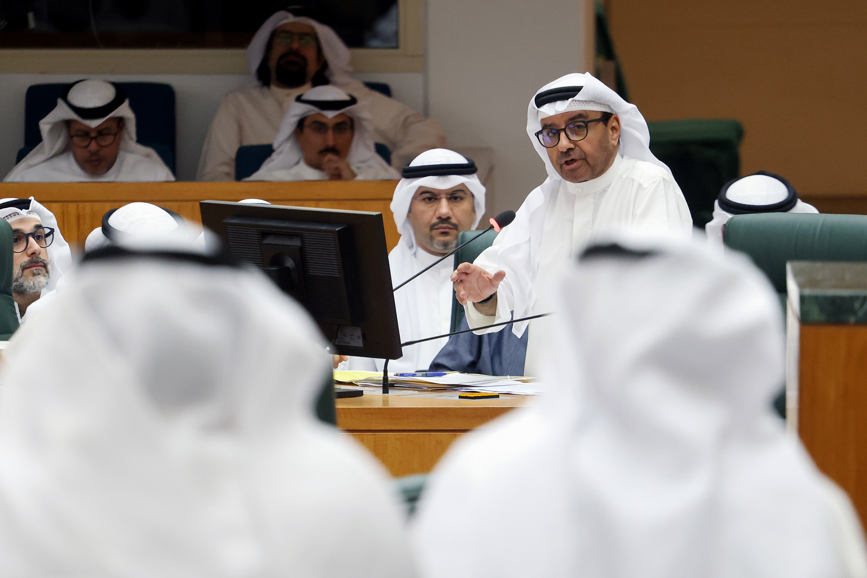 Kuwait's Oil Minister and acting Finance Minister Saad al-Barrak