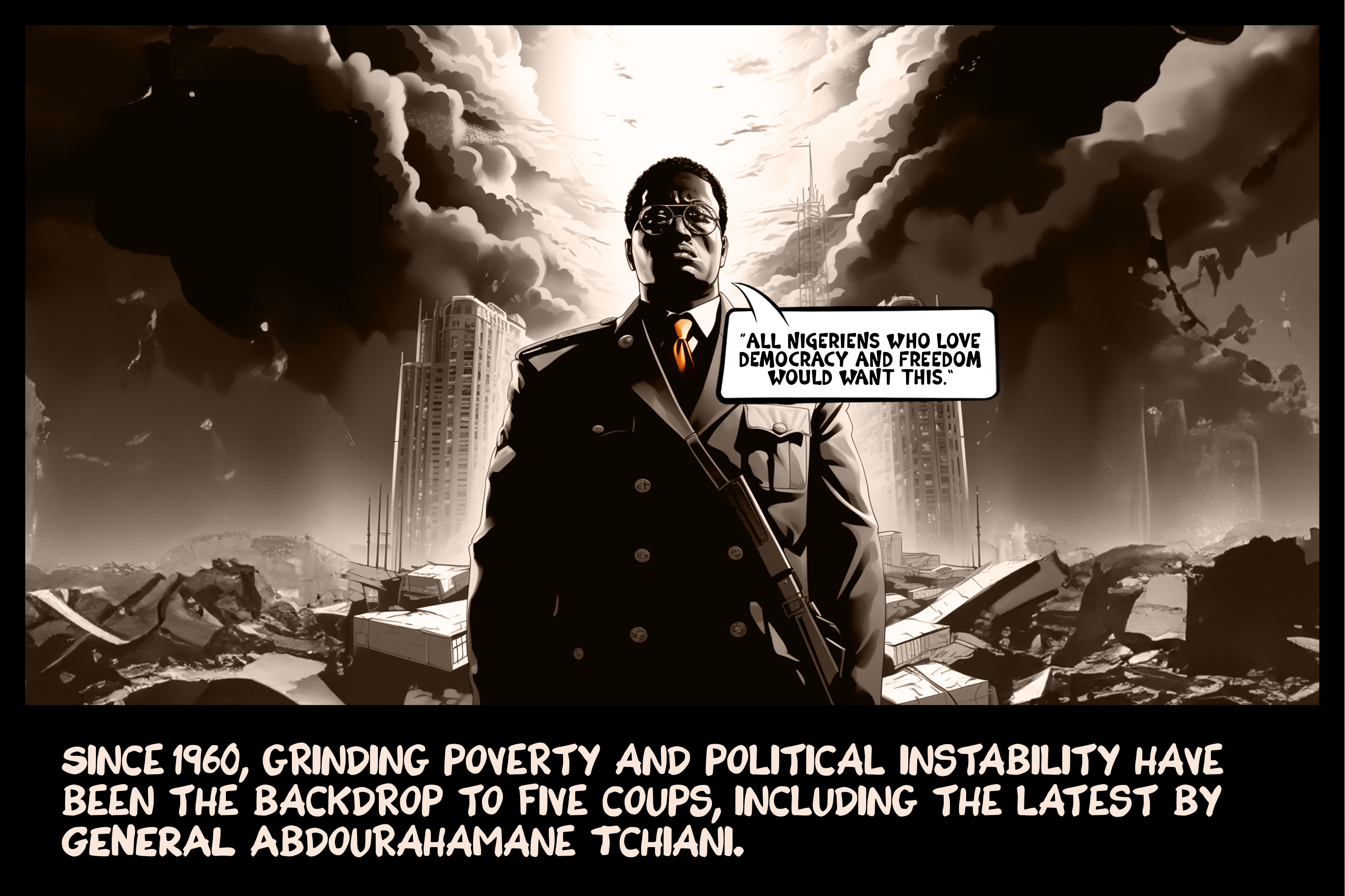 Since 1960, grinding poverty and political instability have been the backdrop to five coups, including the latest by General Abdourahamane Tchiani.